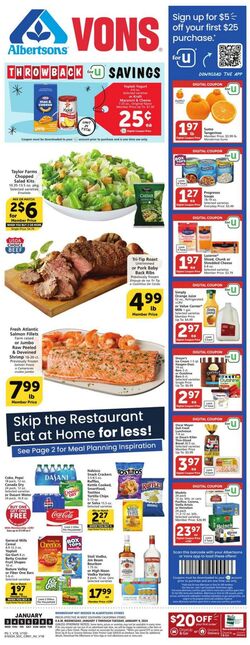 Weekly ad Vons 01/03/2024 - 01/09/2024