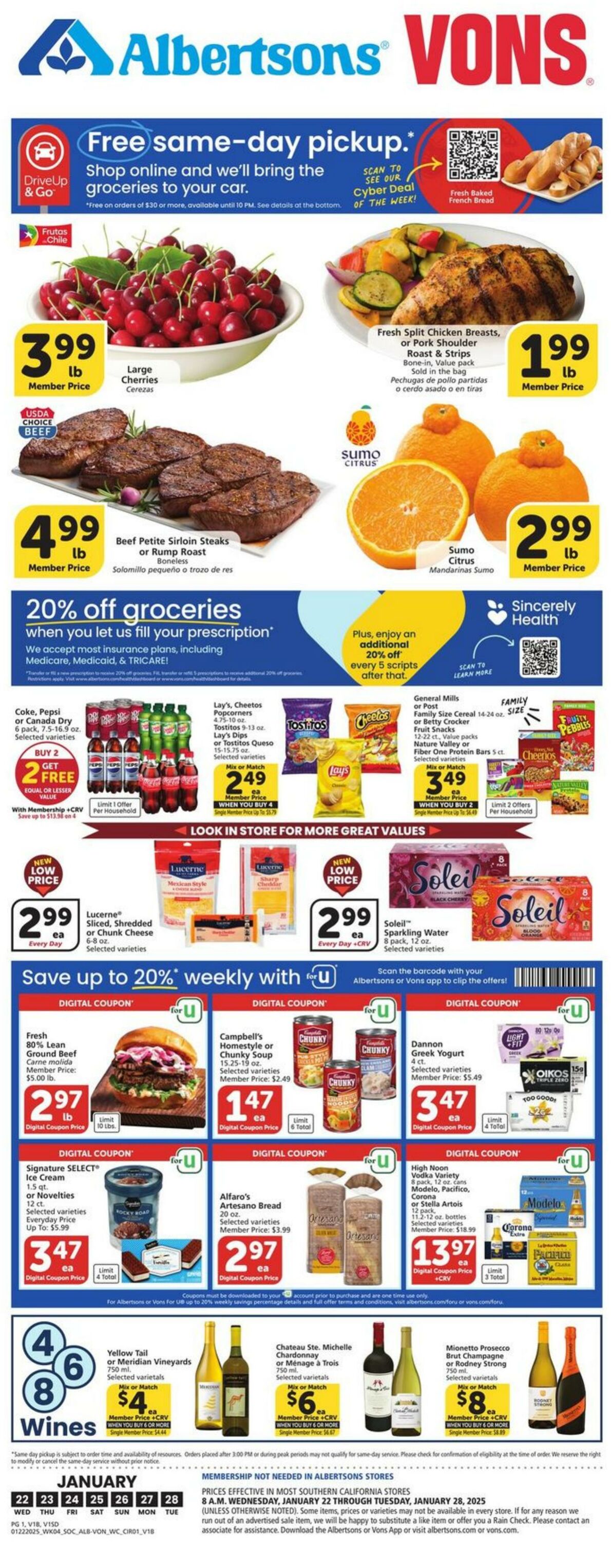 Vons Promotional weekly ads