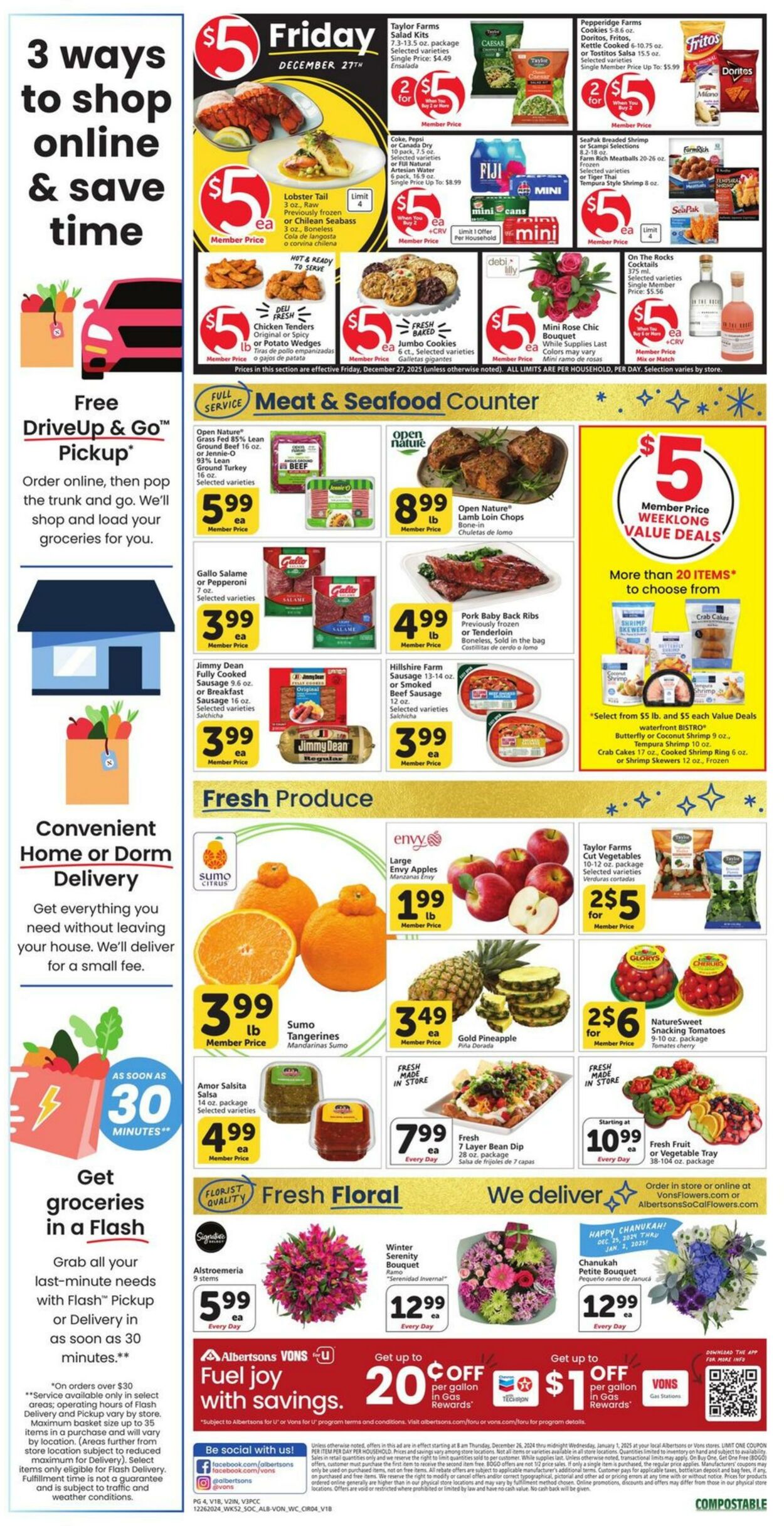 Weekly ad Vons 12/26/2024 - 01/01/2025