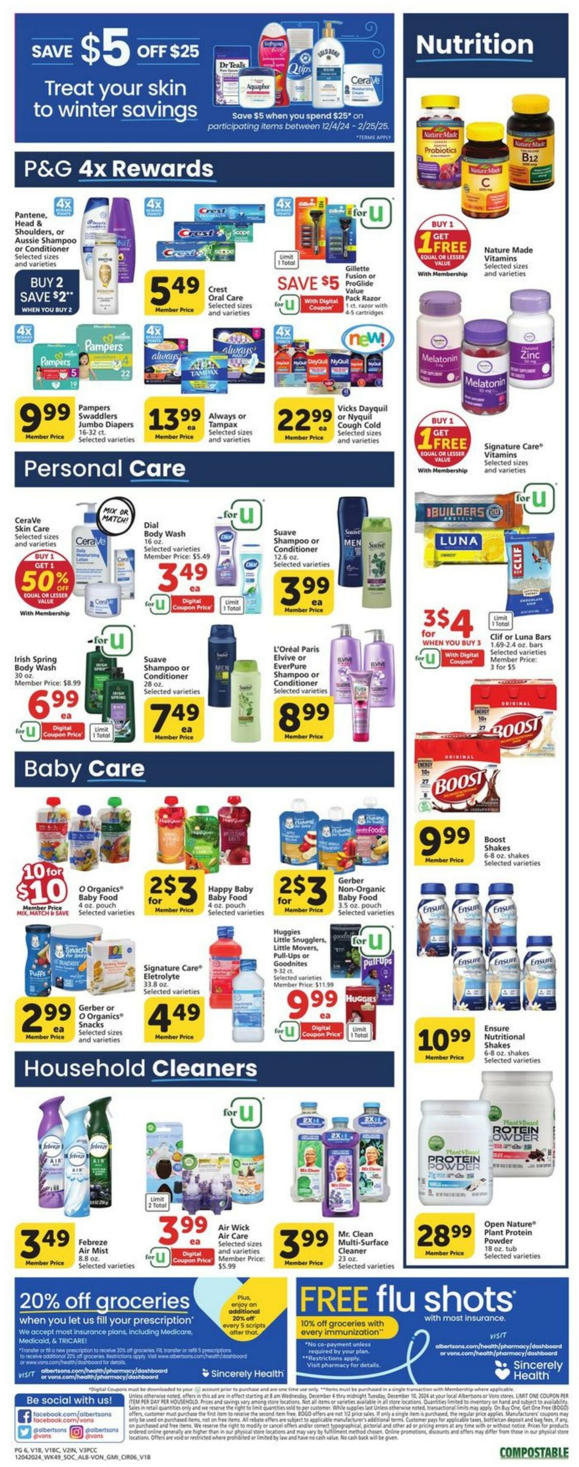 Weekly ad Vons 12/04/2024 - 12/10/2024