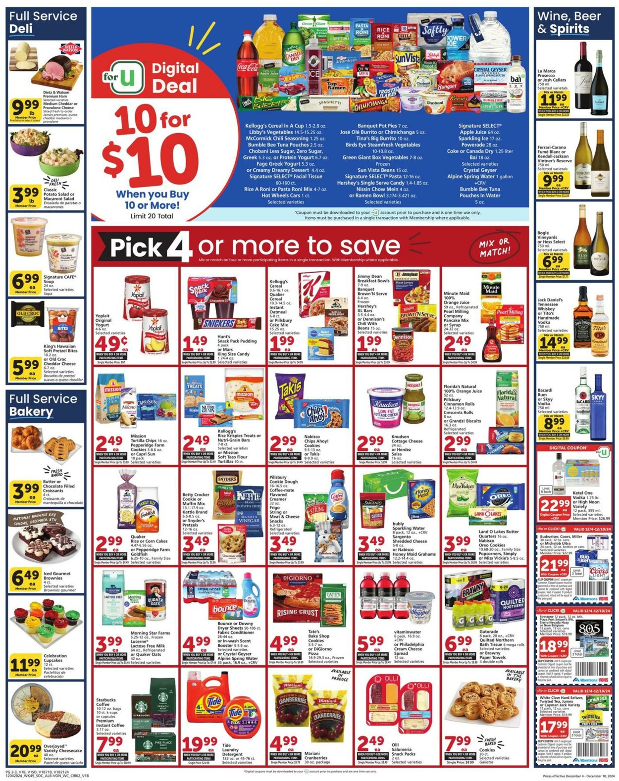 Weekly ad Vons 12/04/2024 - 12/10/2024