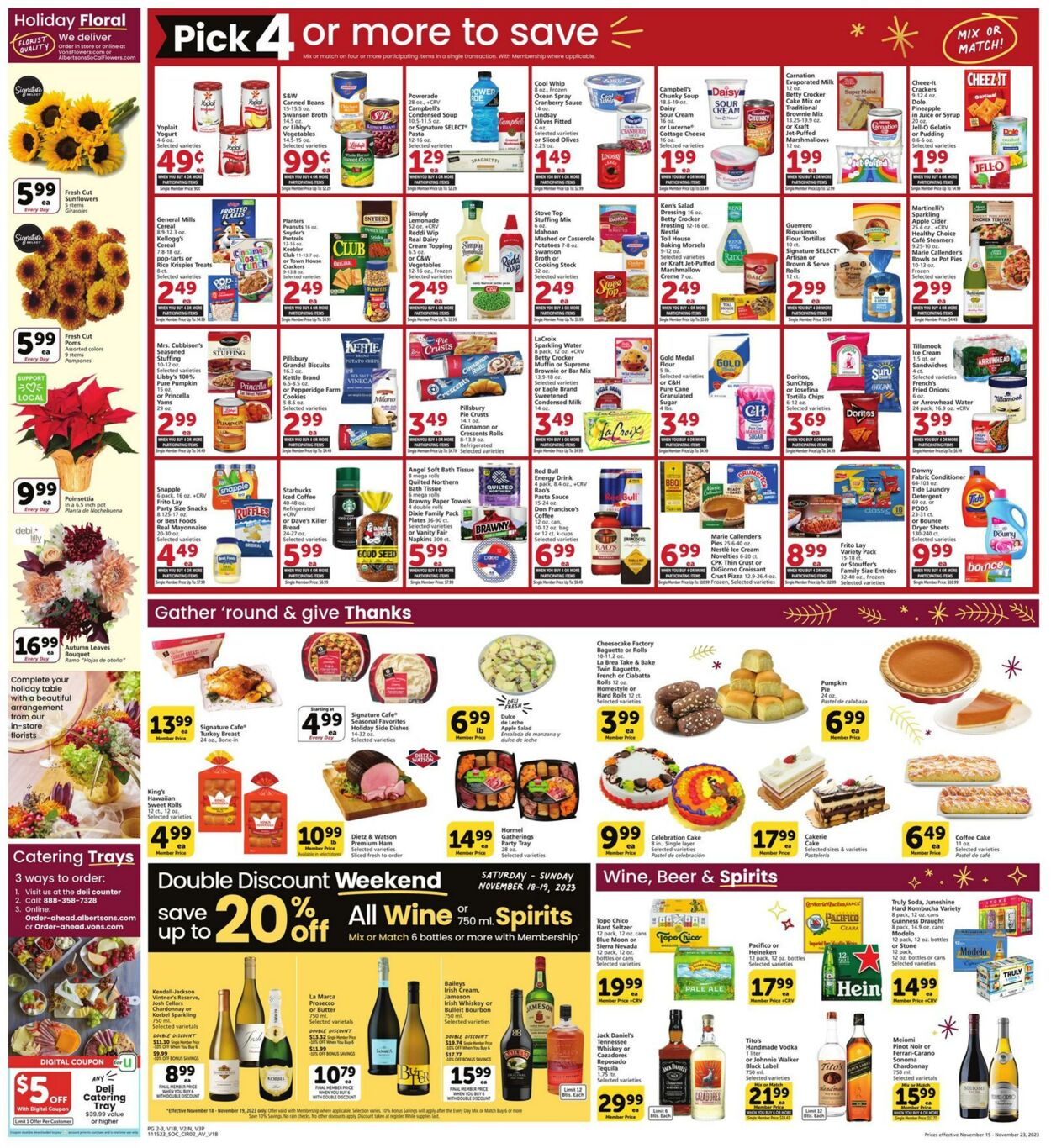 Weekly ad Vons 11/15/2023 - 11/23/2023