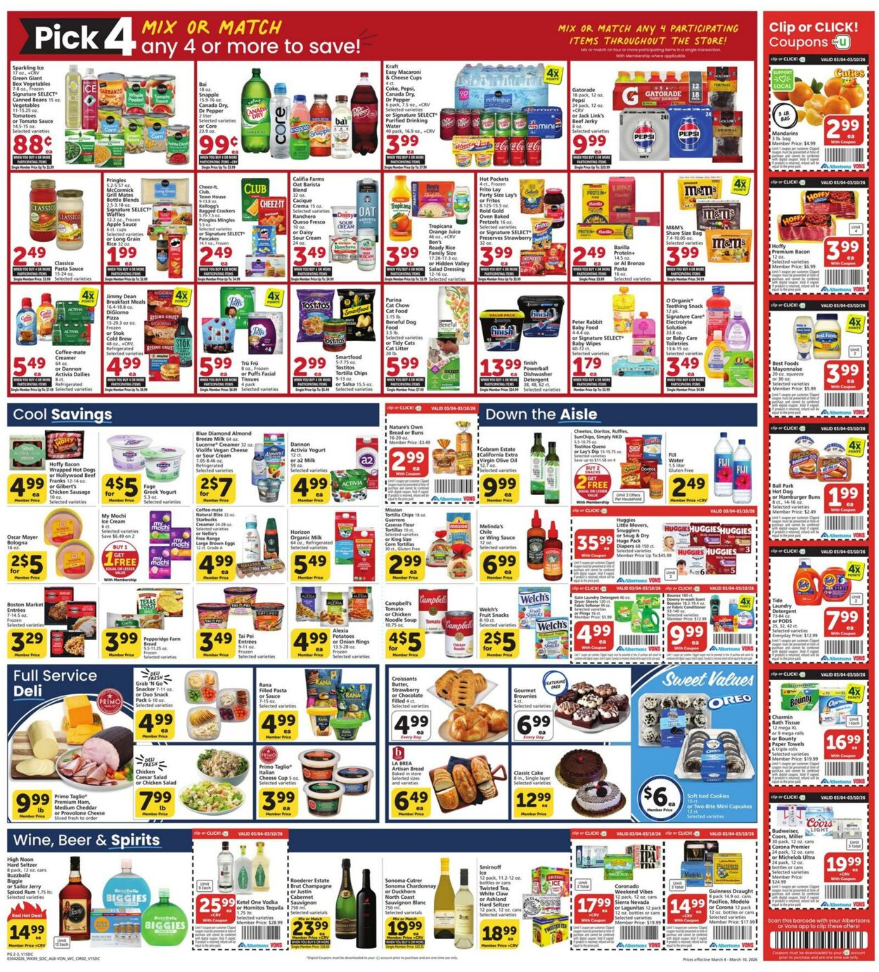 Weekly ad Vons 03/04/2026 - 03/10/2026