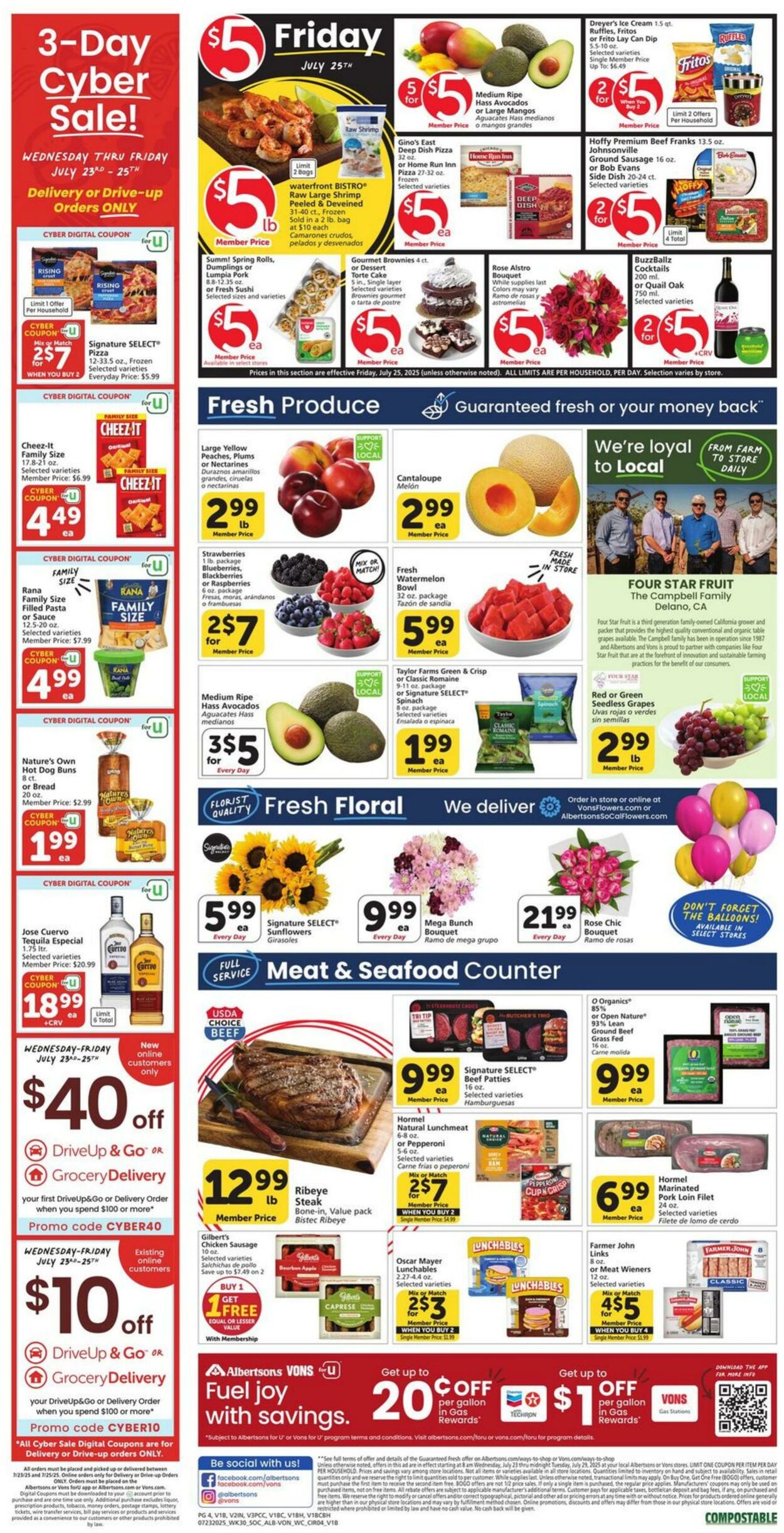 Weekly ad Vons 07/23/2025 - 07/29/2025