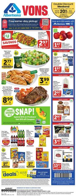 Weekly ad Vons 08/21/2024 - 08/27/2024