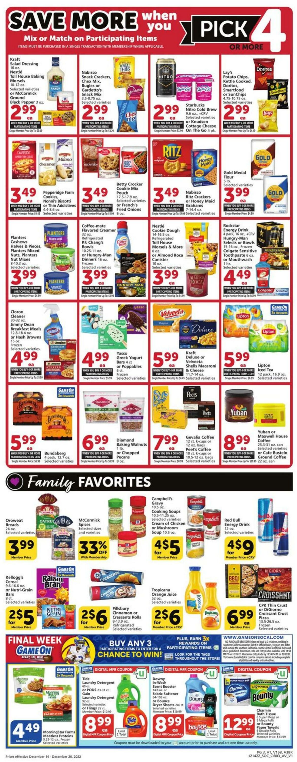 Weekly ad Vons 12/14/2022 - 12/20/2022