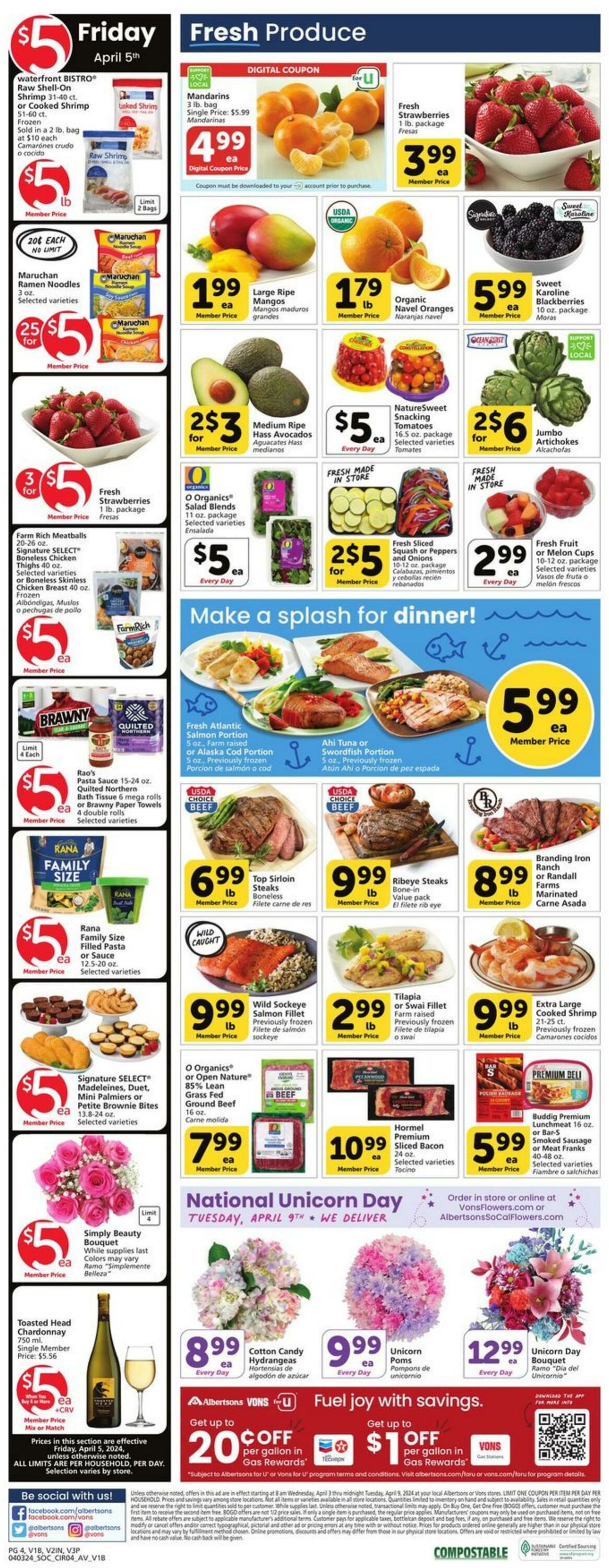 Weekly ad Vons 04/03/2024 - 04/09/2024
