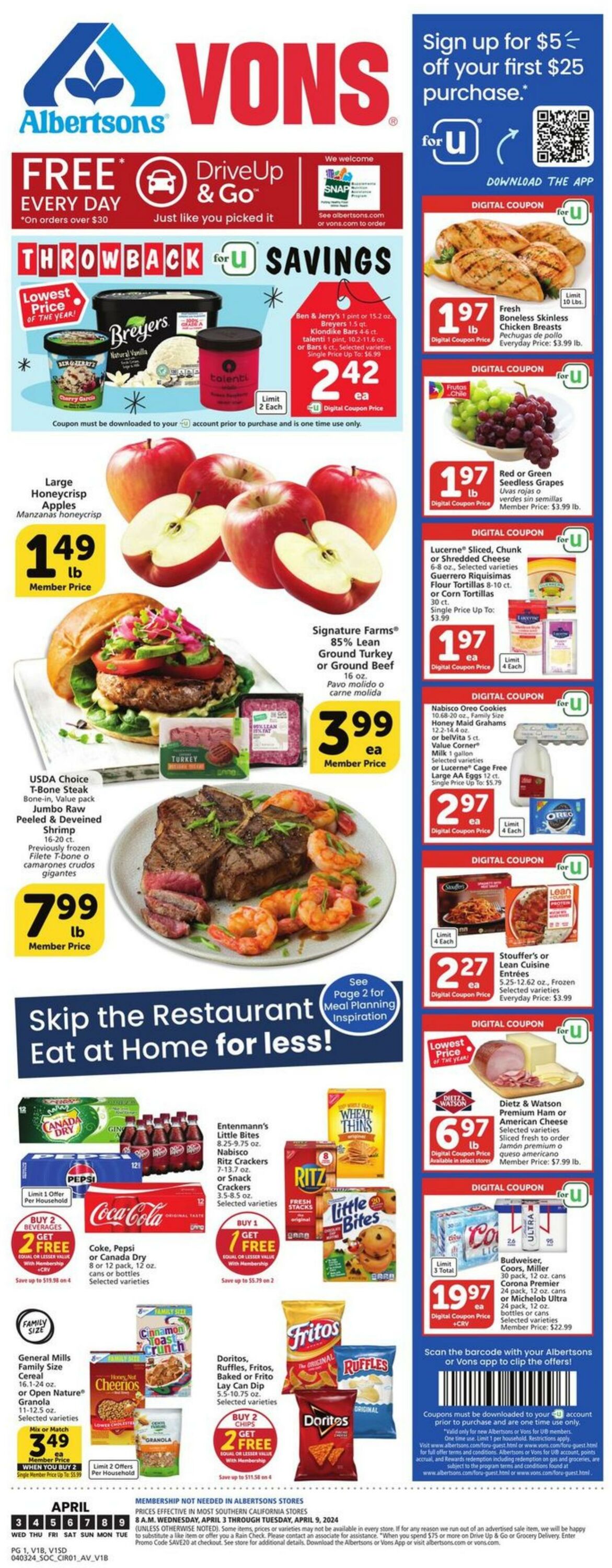Weekly ad Vons 04/03/2024 - 04/09/2024