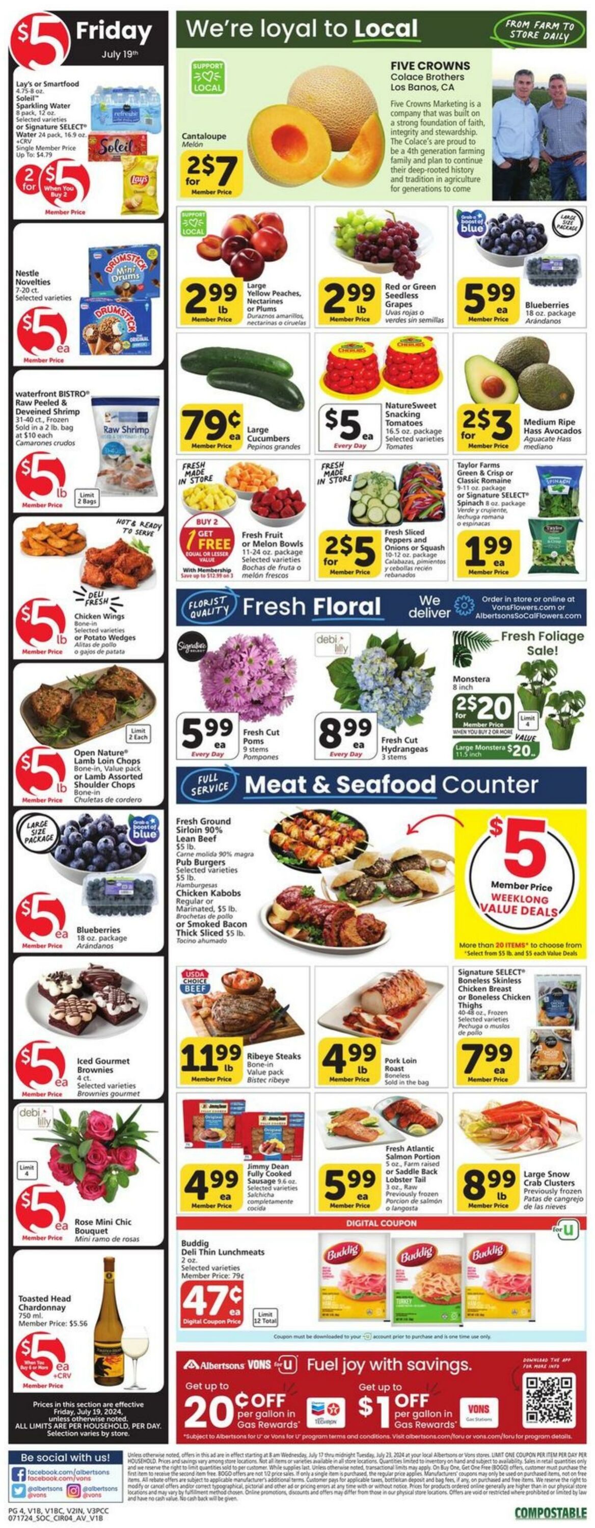 Weekly ad Vons 07/17/2024 - 07/23/2024