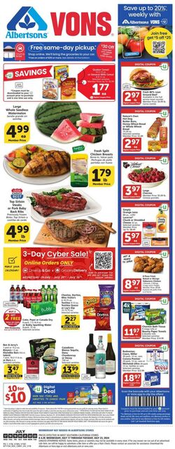 Weekly ad Vons 07/17/2024 - 07/23/2024