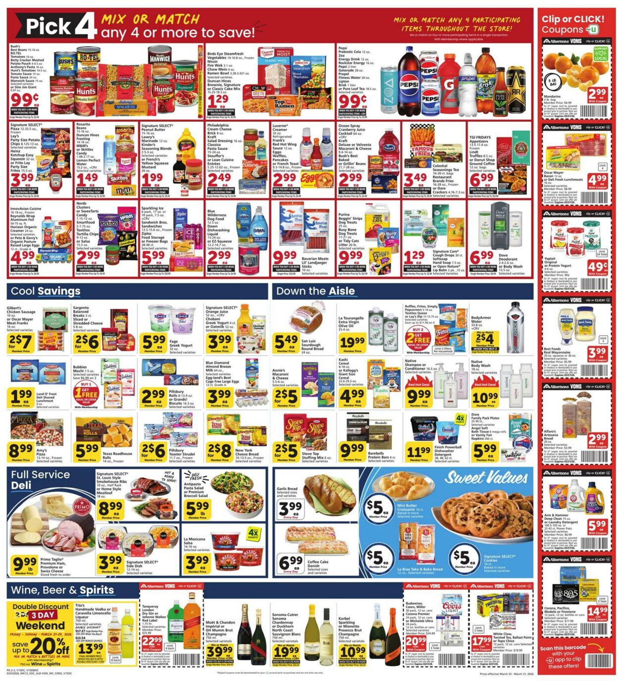 Weekly ad Vons 03/25/2026 - 03/31/2026