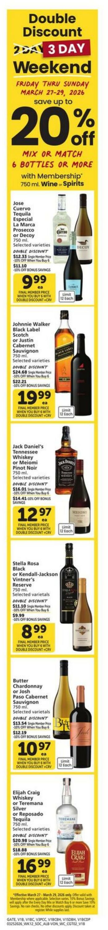 Weekly ad Vons 03/25/2026 - 03/31/2026