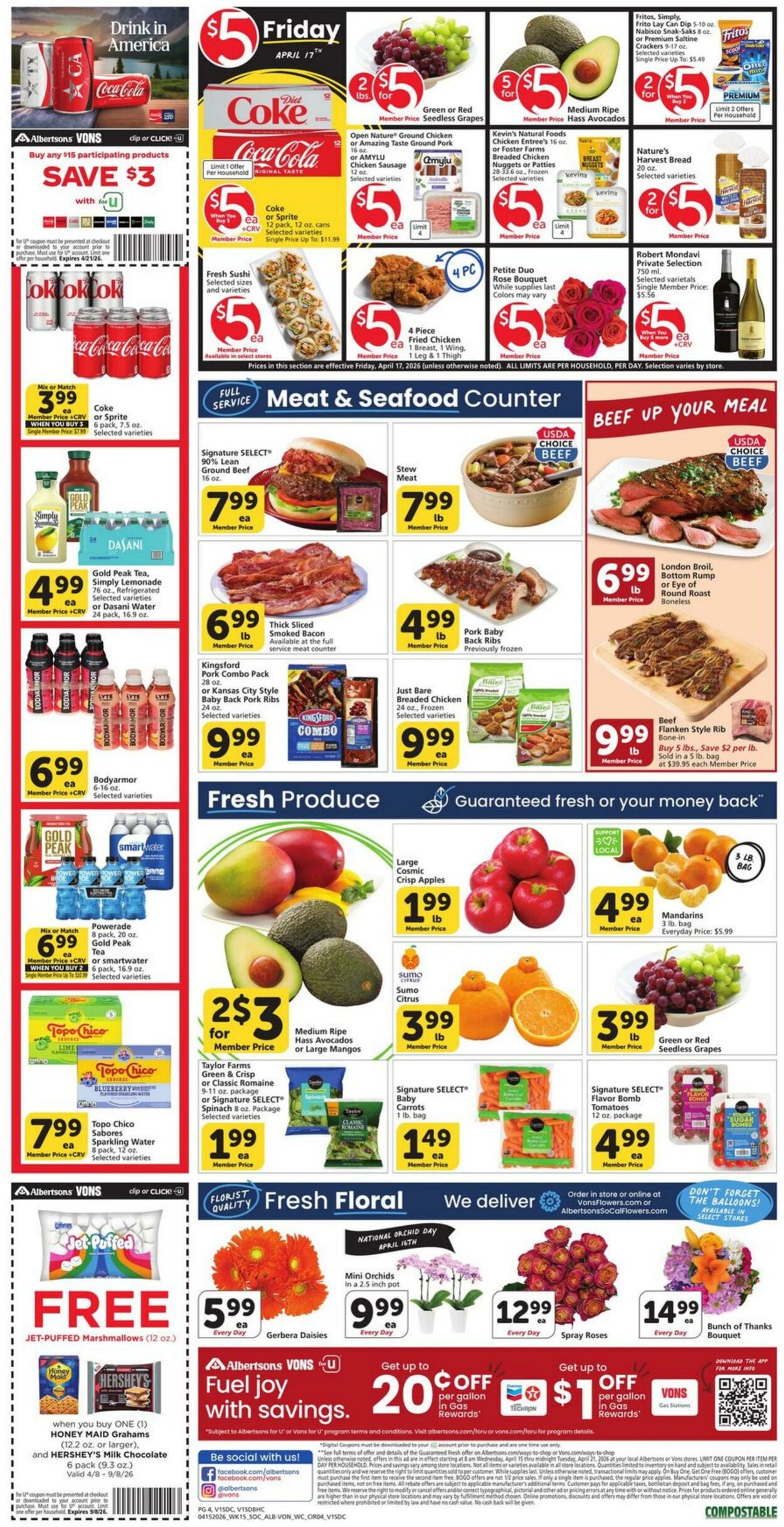 Weekly ad Vons 04/15/2026 - 04/21/2026