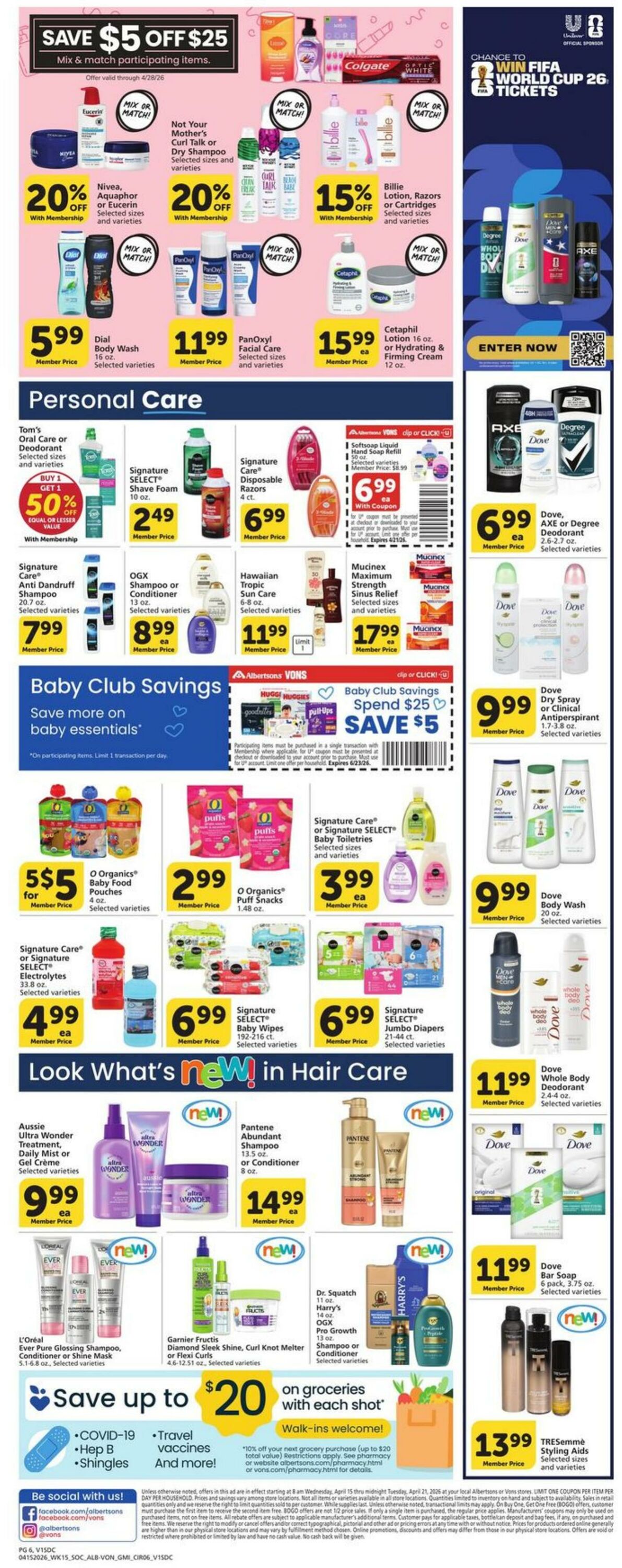 Weekly ad Vons 04/15/2026 - 04/21/2026
