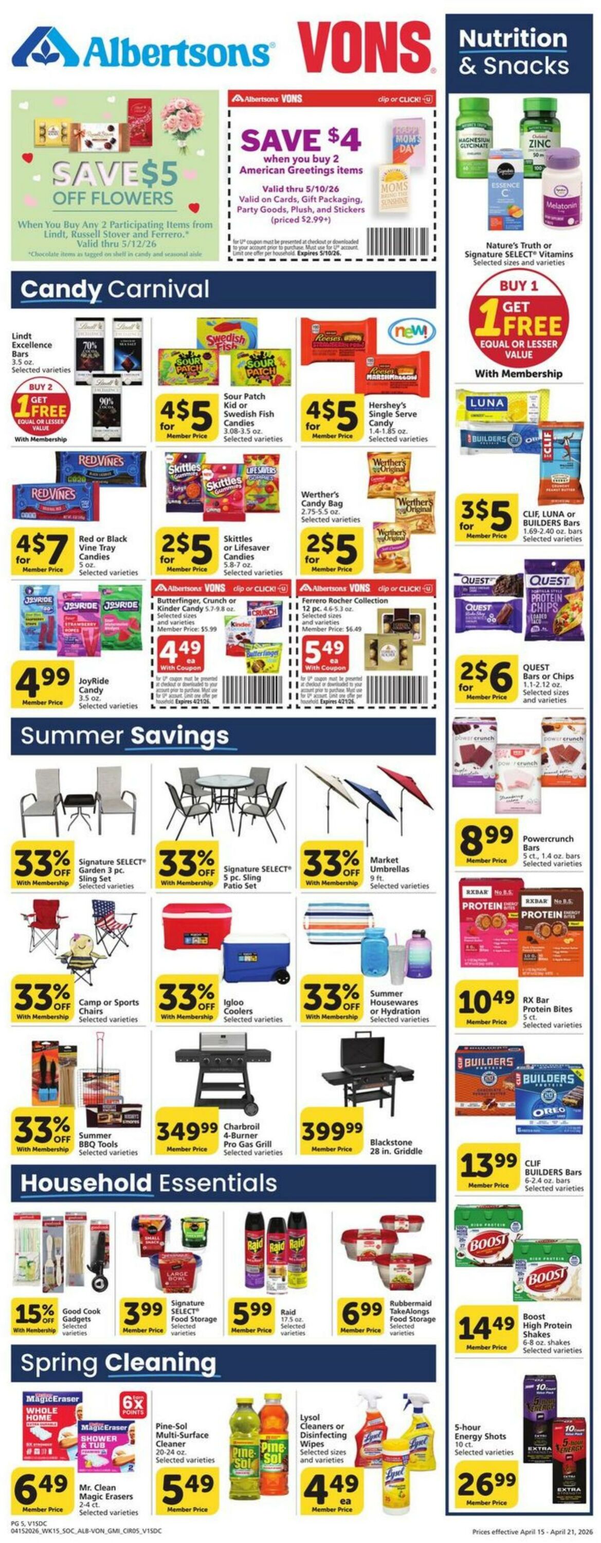 Weekly ad Vons 04/15/2026 - 04/21/2026