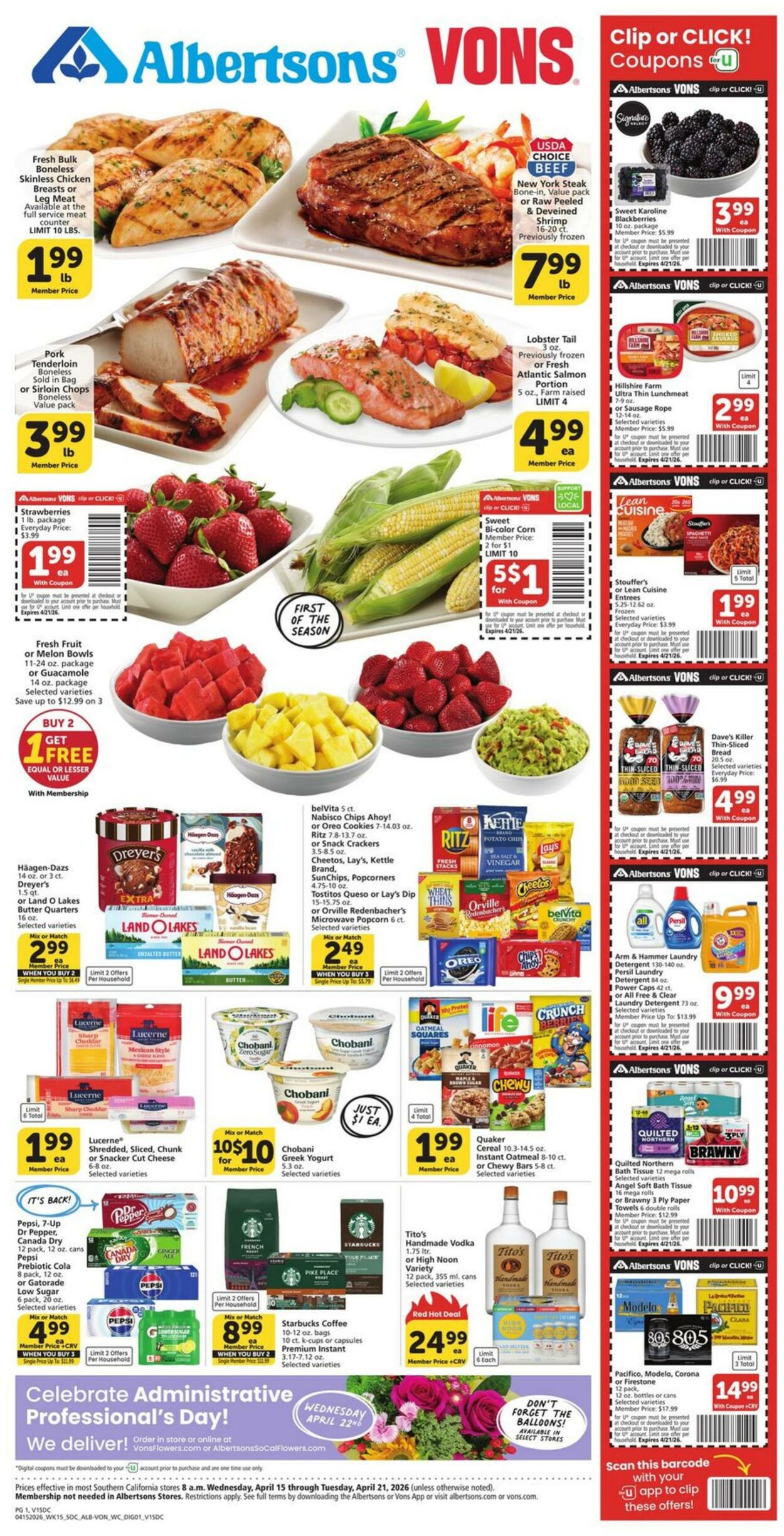 Weekly ad Vons 04/15/2026 - 04/21/2026