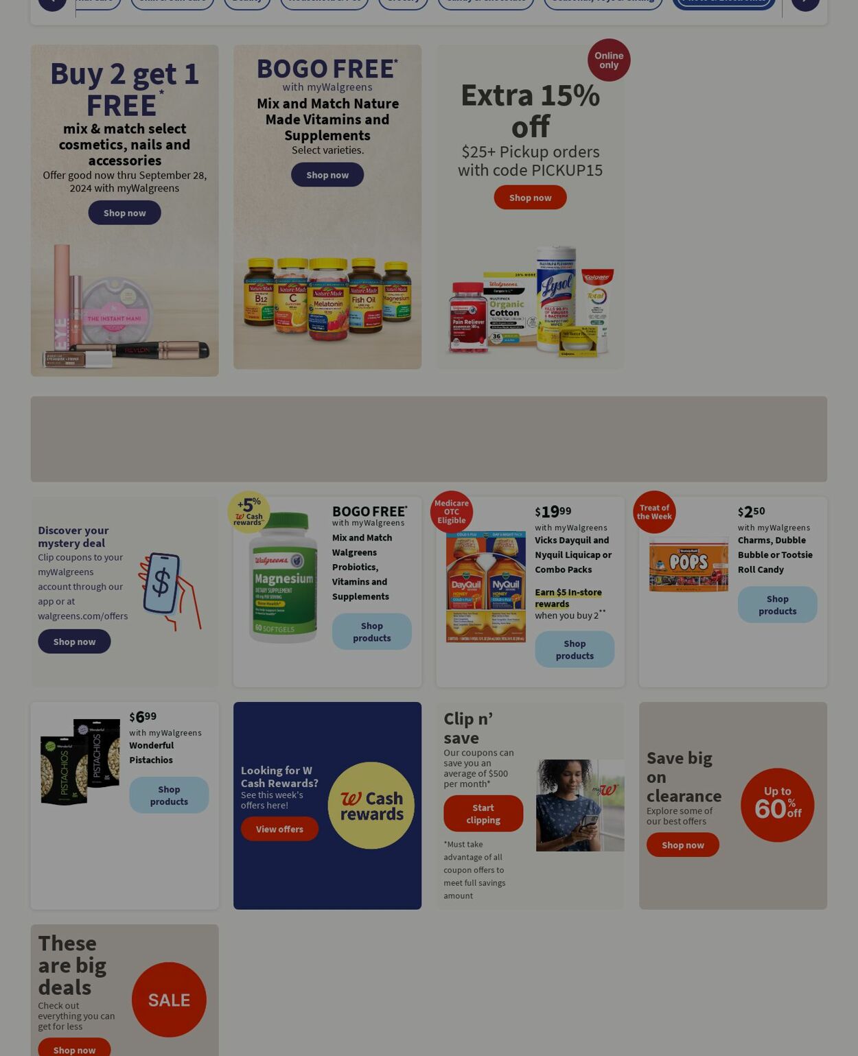 Weekly ad Walgreens 09/16/2024 - 09/25/2024