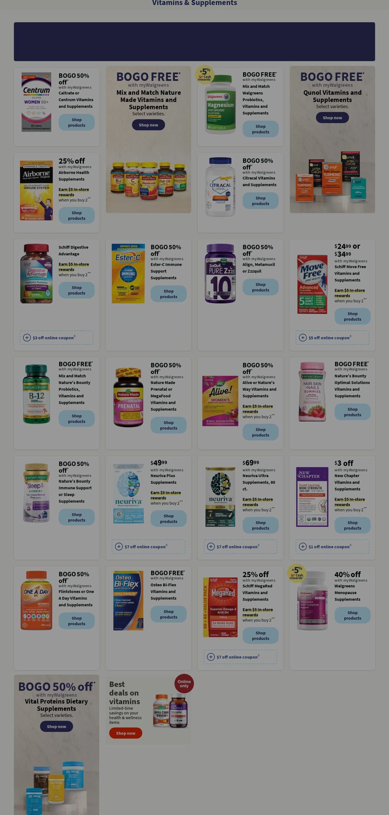 Weekly ad Walgreens 09/16/2024 - 09/25/2024