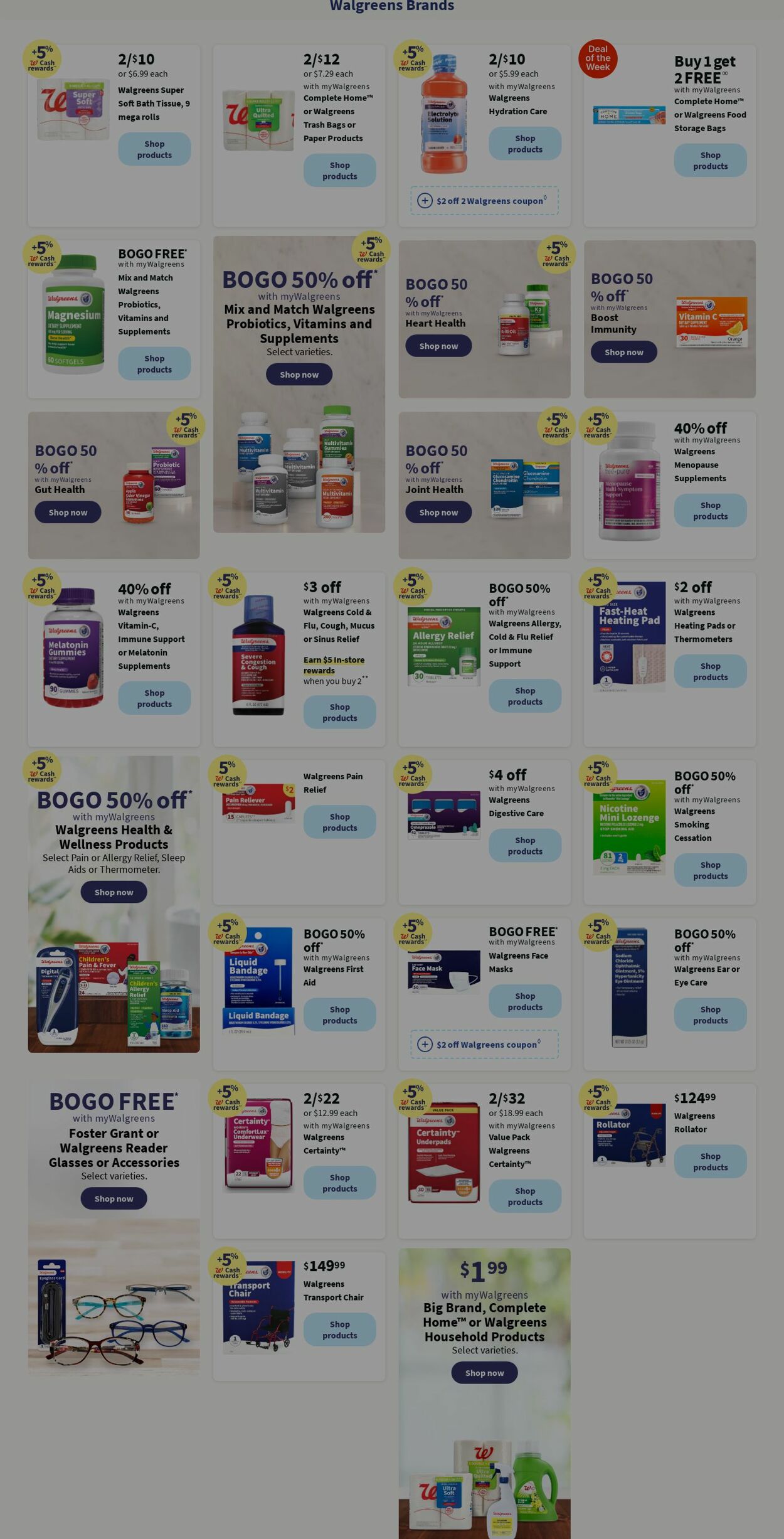 Weekly ad Walgreens 09/16/2024 - 09/25/2024