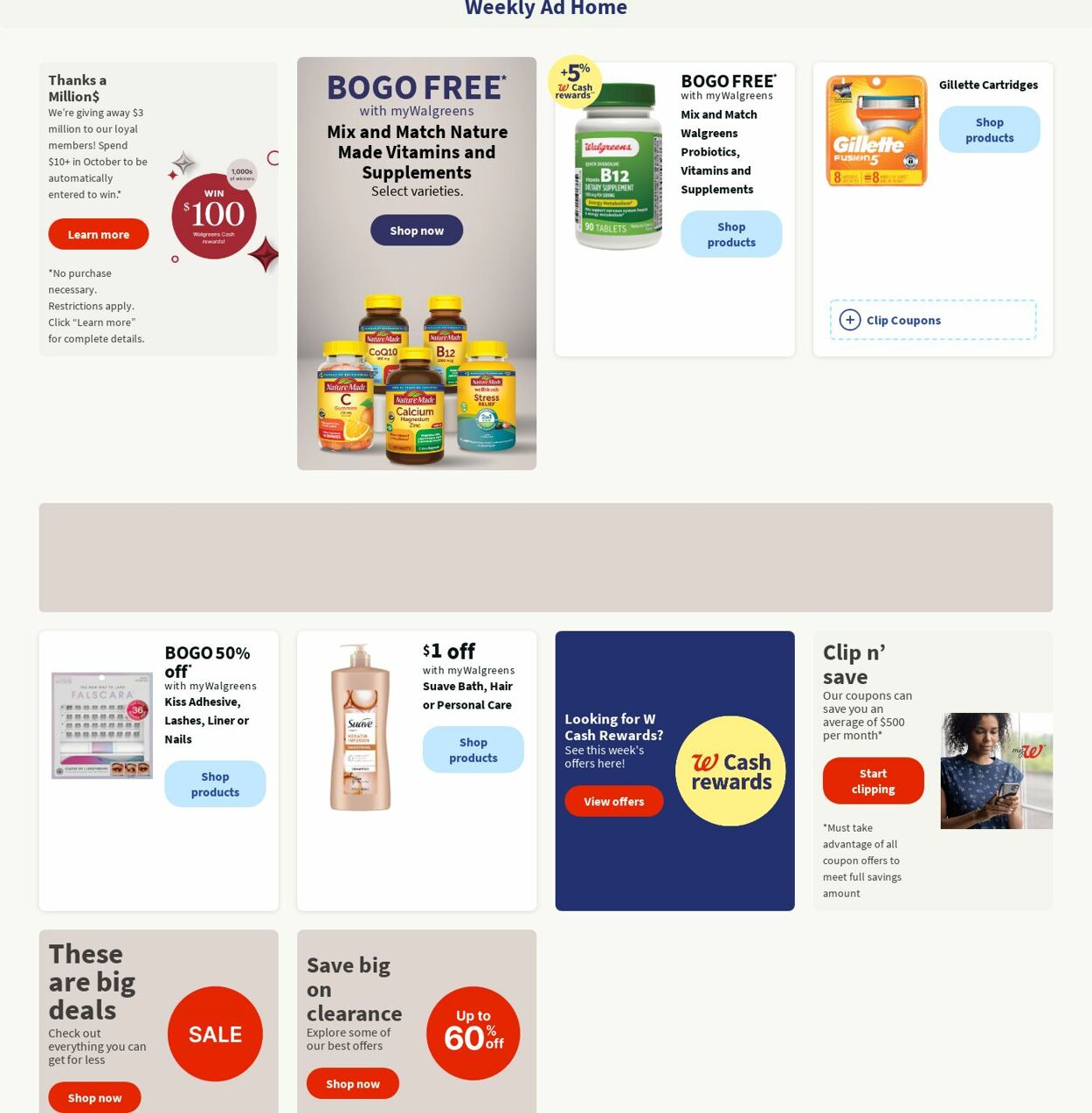 Weekly ad Walgreens 10/07/2024 - 10/16/2024