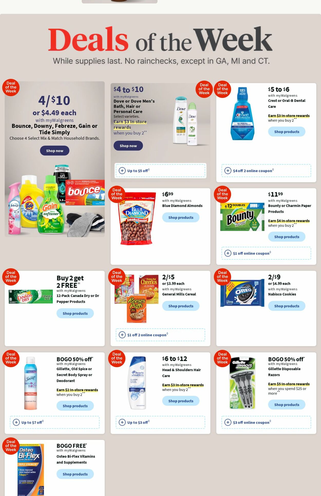 Weekly ad Walgreens 10/07/2024 - 10/16/2024