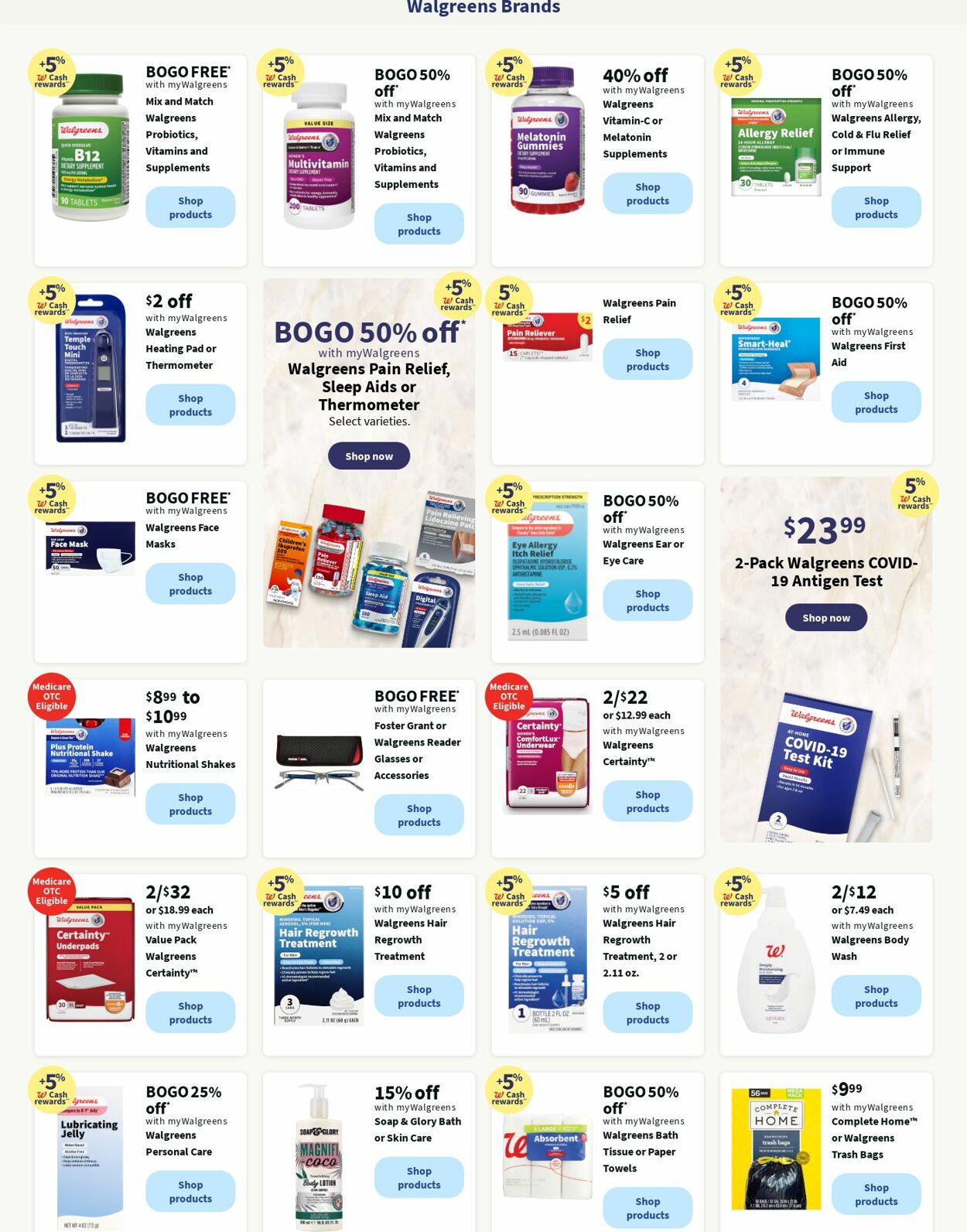 Weekly ad Walgreens 10/07/2024 - 10/16/2024