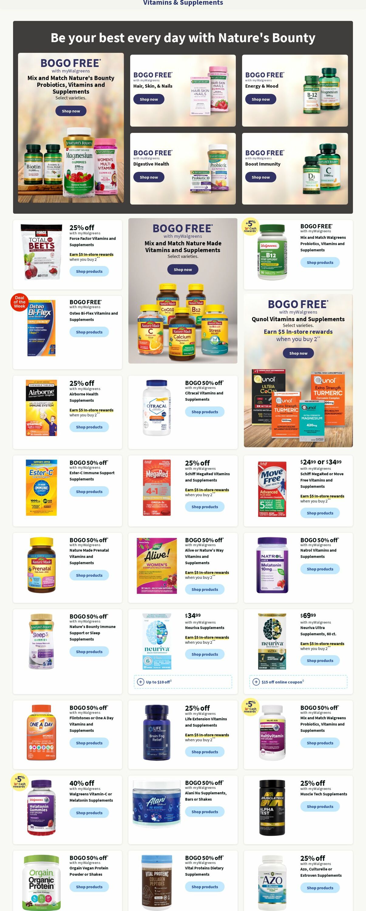 Weekly ad Walgreens 10/07/2024 - 10/16/2024