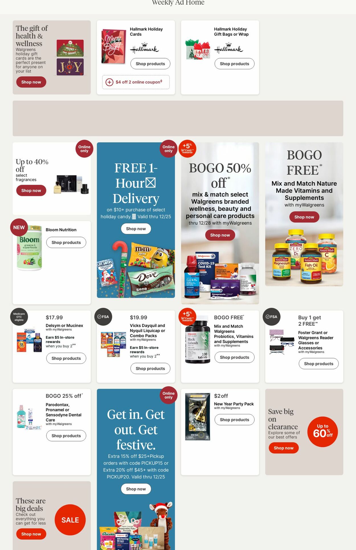 Weekly ad Walgreens 12/23/2024 - 01/01/2025