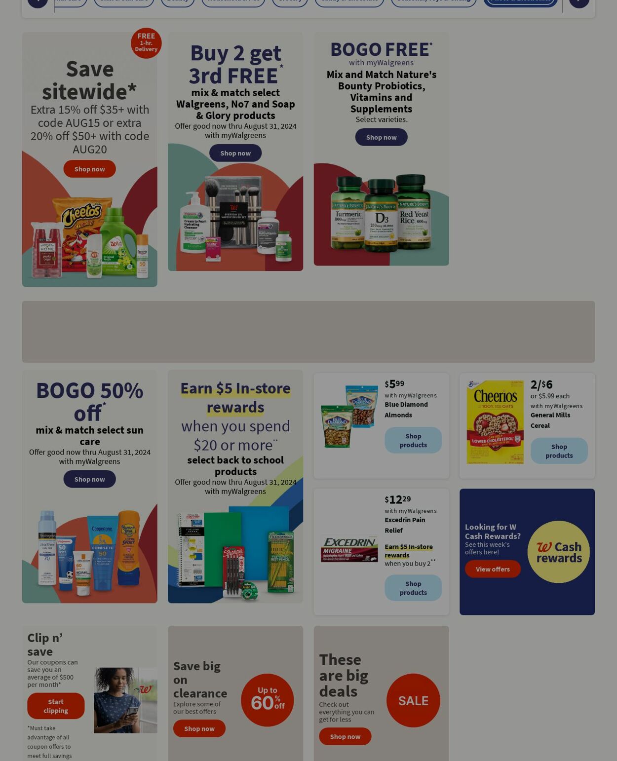 Weekly ad Walgreens 08/26/2024 - 09/04/2024