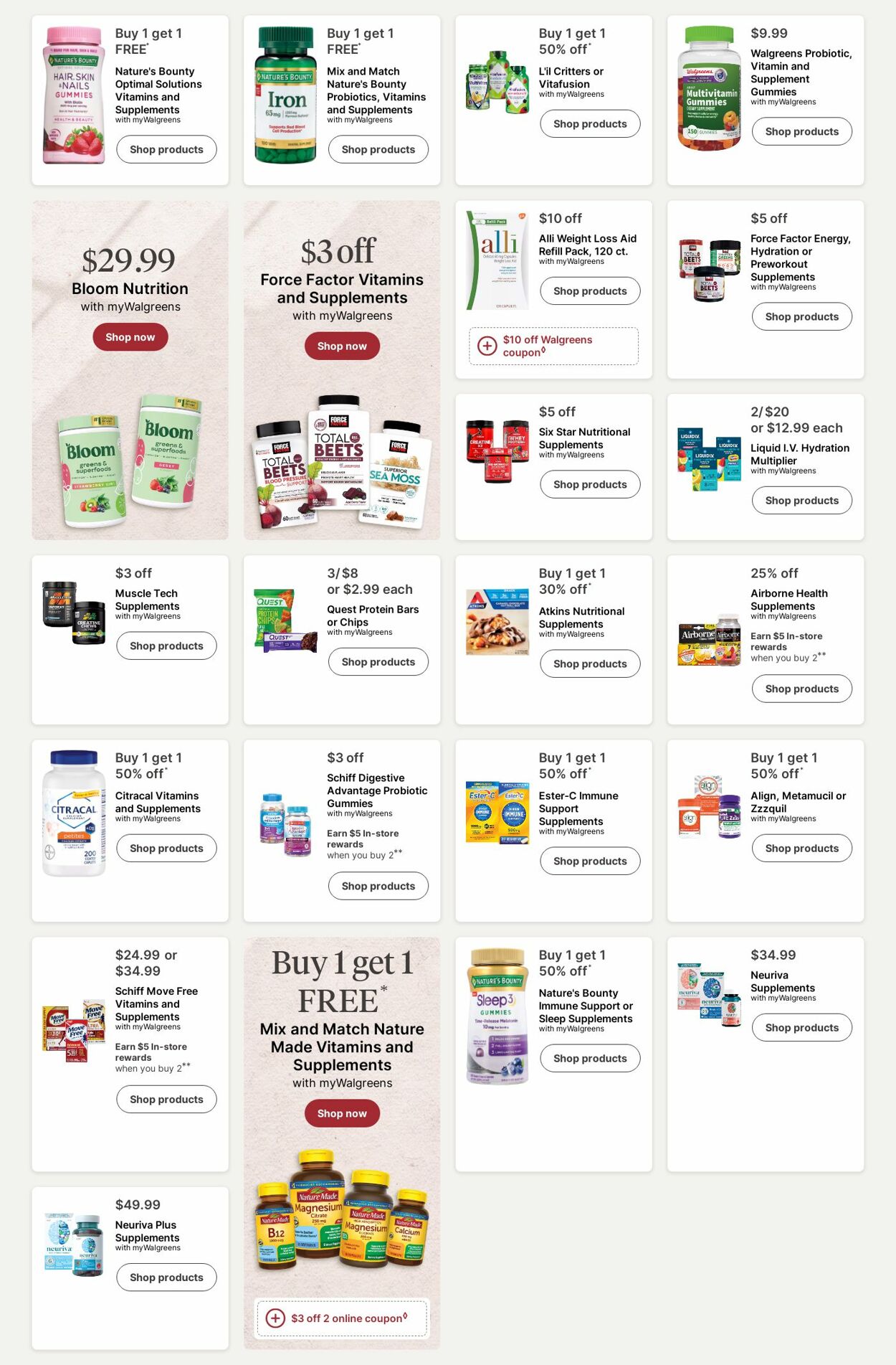 Weekly ad Walgreens 07/28/2025 - 08/06/2025