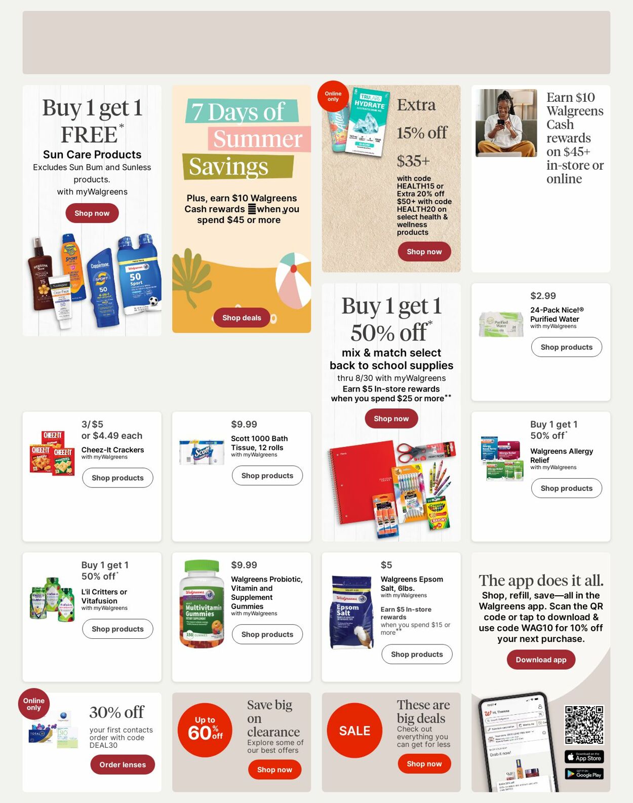 Weekly ad Walgreens 07/28/2025 - 08/06/2025