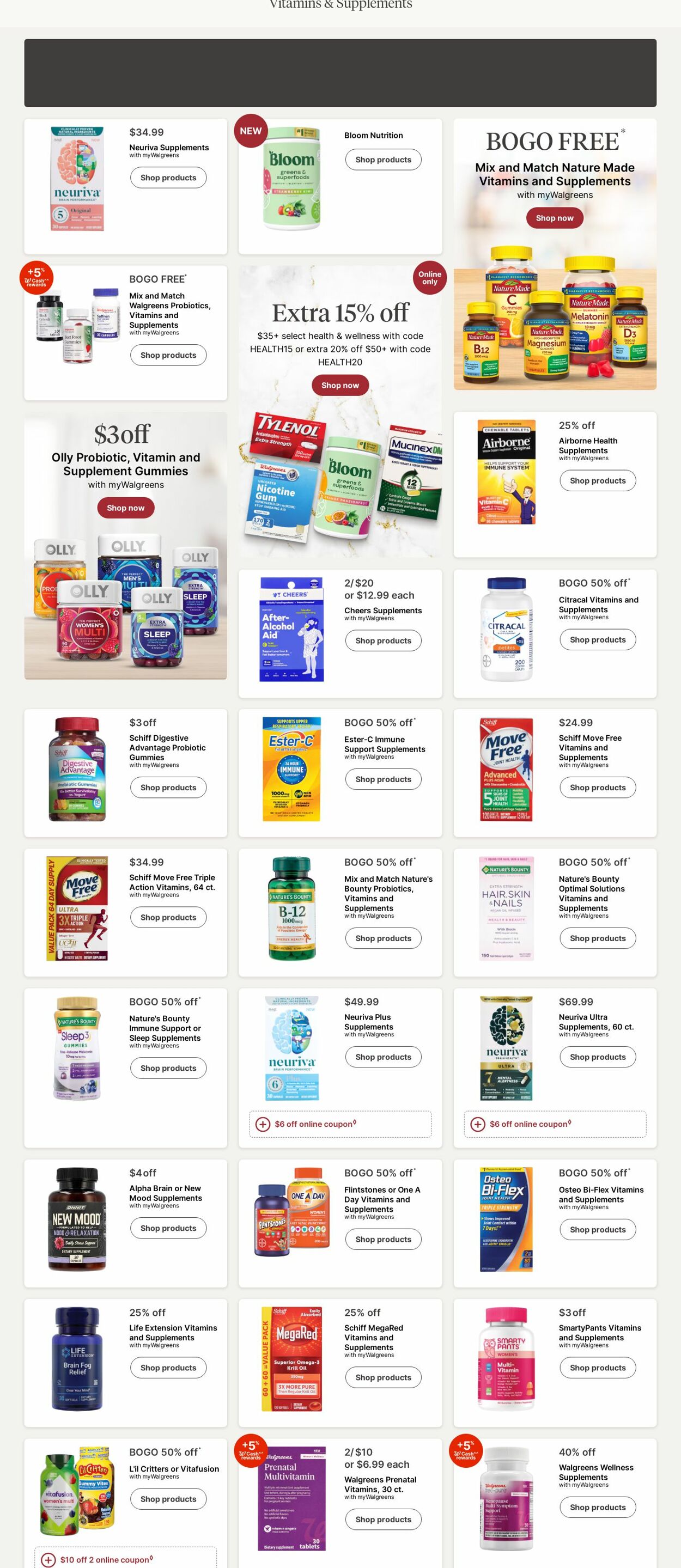 Weekly ad Walgreens 12/09/2024 - 12/18/2024