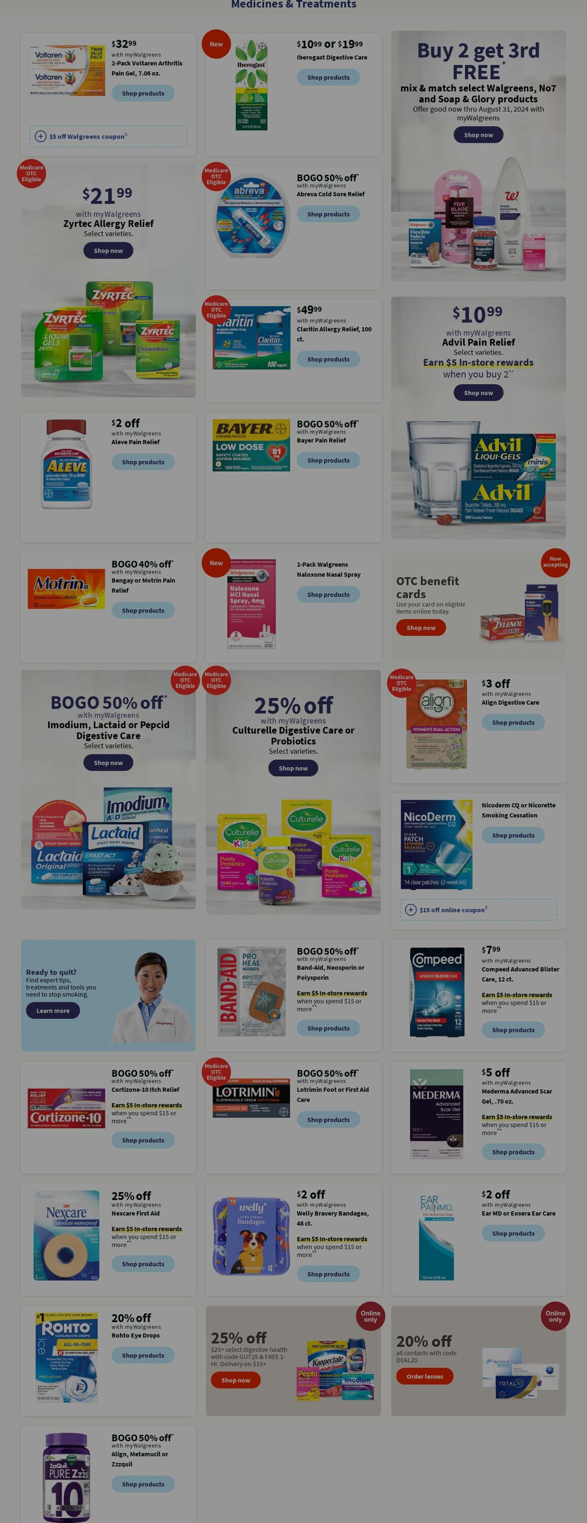 Weekly ad Walgreens 07/15/2024 - 07/24/2024