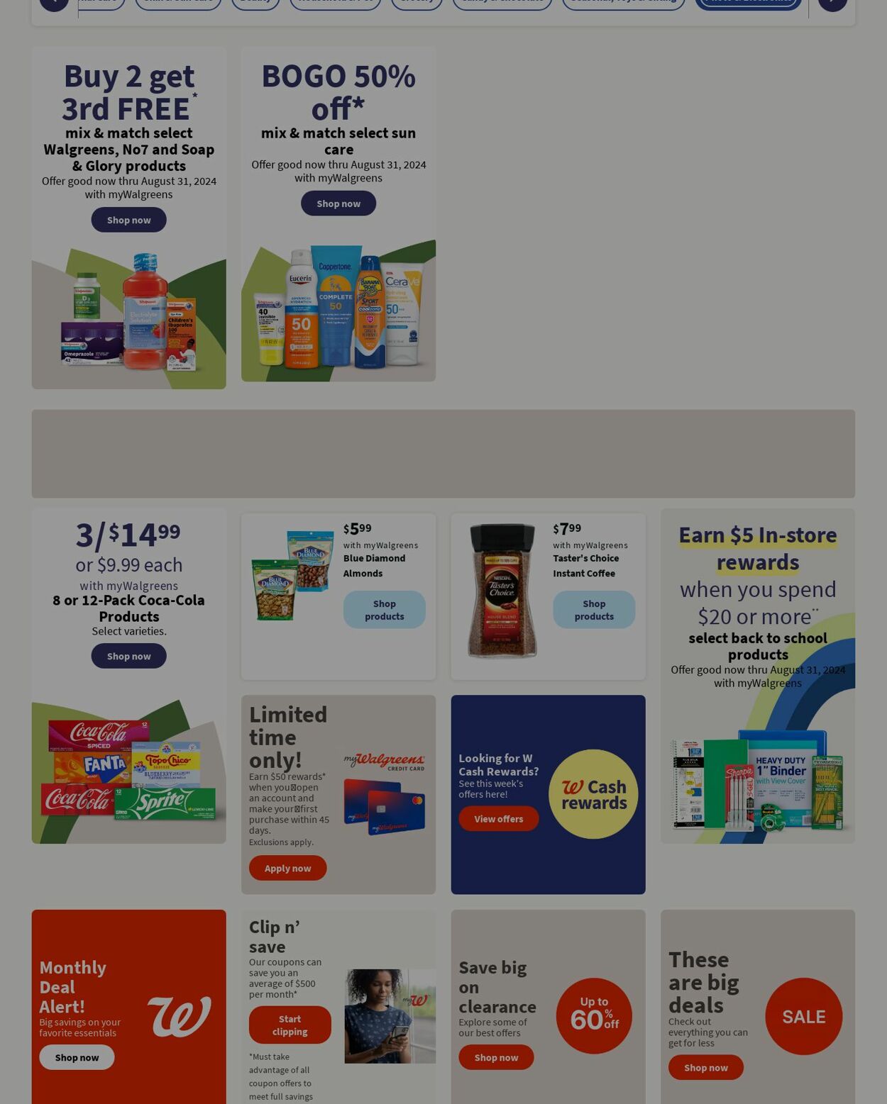 Weekly ad Walgreens 07/15/2024 - 07/24/2024