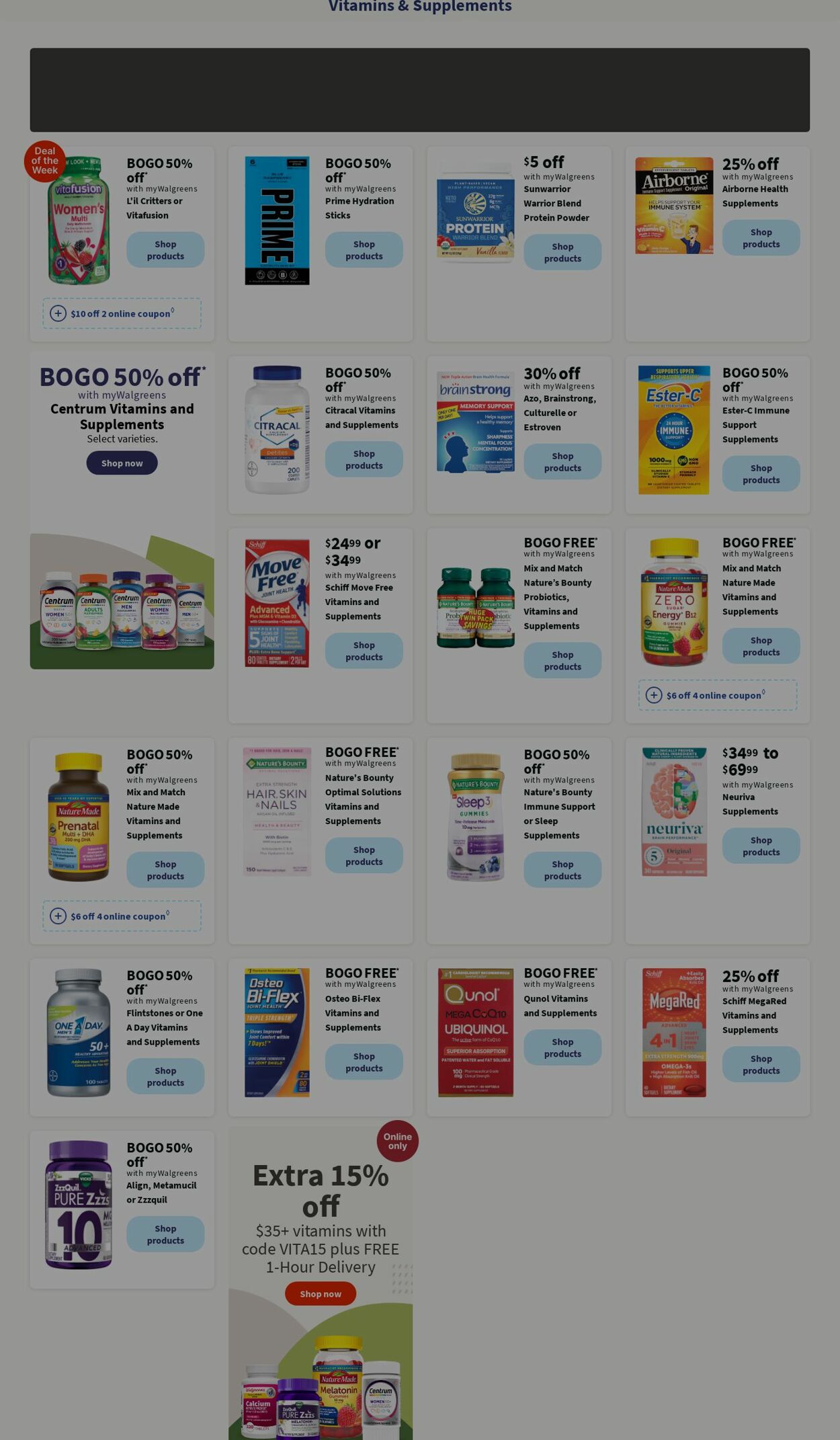 Weekly ad Walgreens 07/15/2024 - 07/24/2024