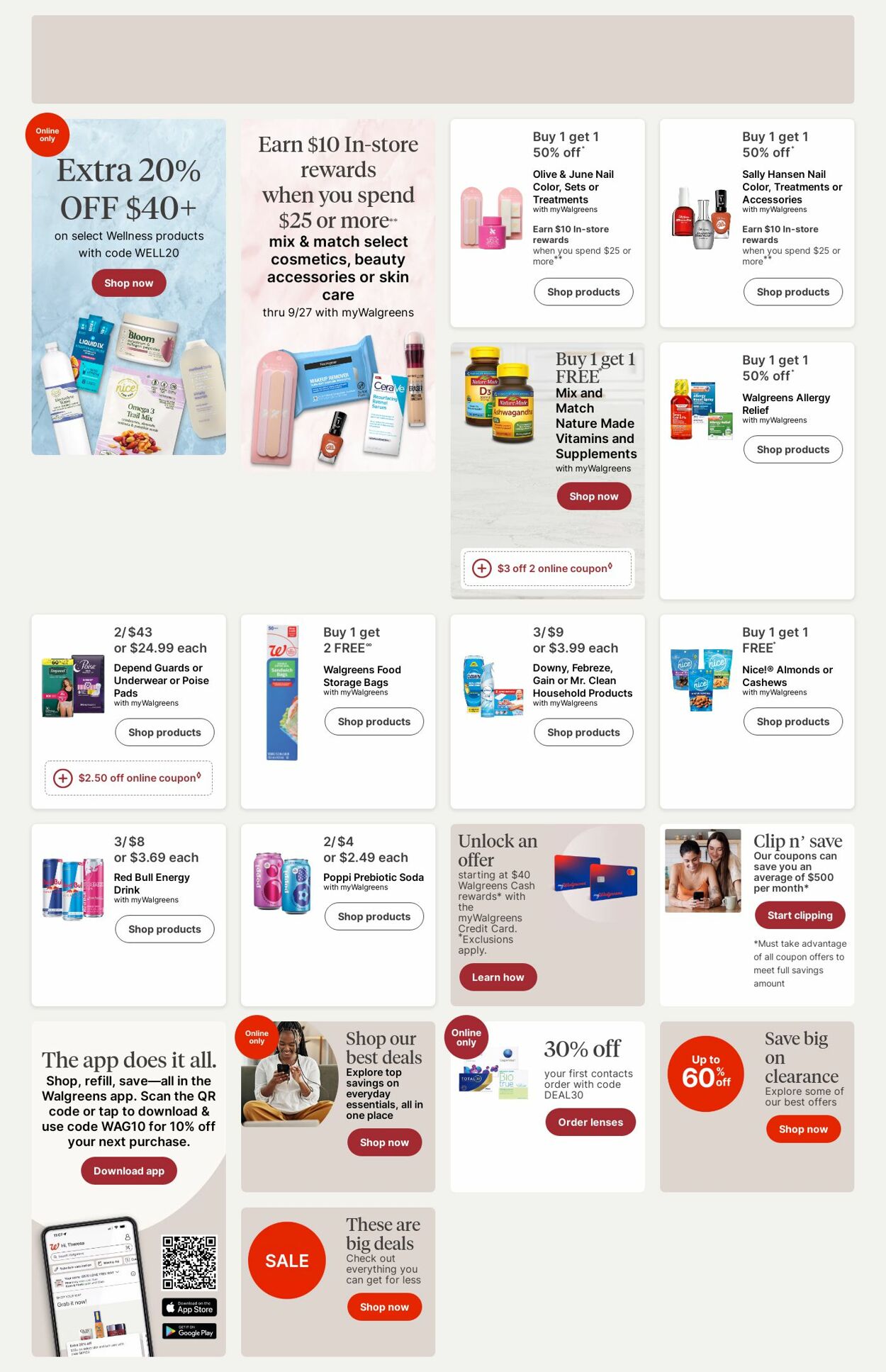Weekly ad Walgreens 09/22/2025 - 10/01/2025