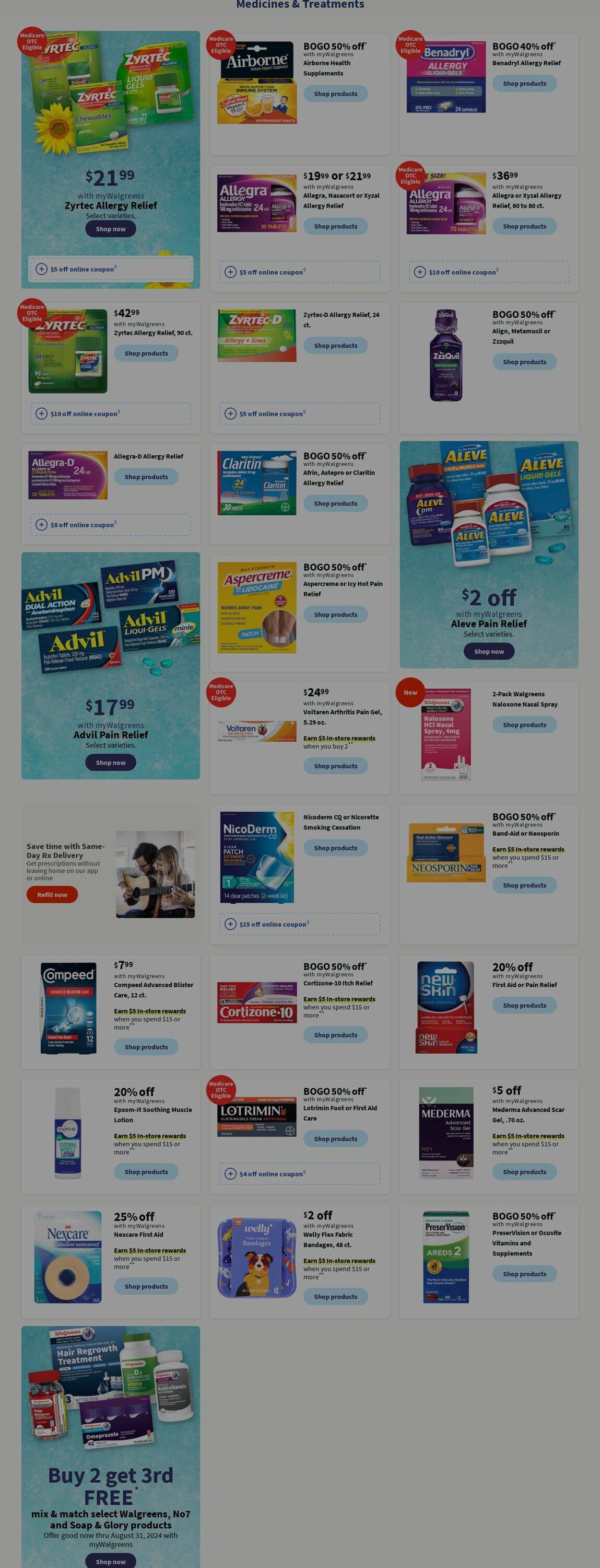 Weekly ad Walgreens 08/12/2024 - 08/21/2024