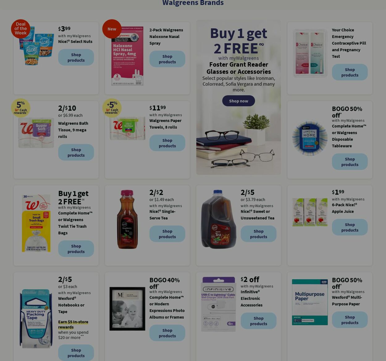 Weekly ad Walgreens 08/12/2024 - 08/21/2024