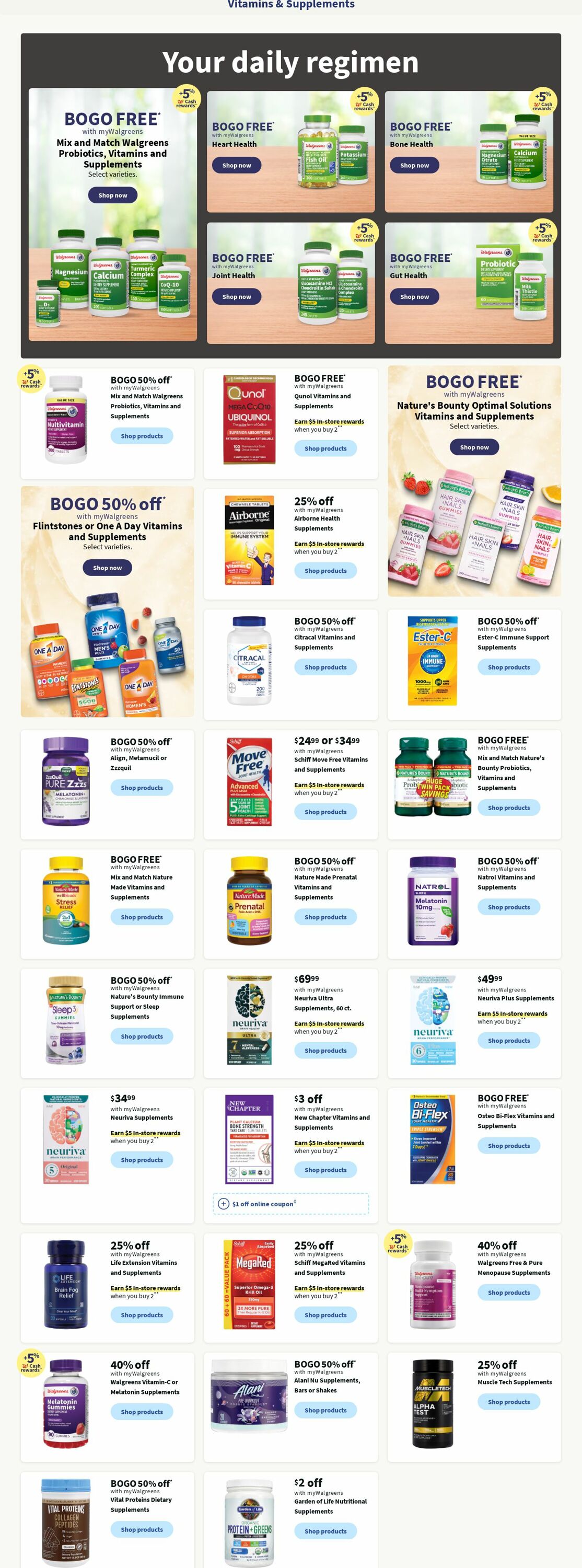 Weekly ad Walgreens 10/14/2024 - 10/23/2024