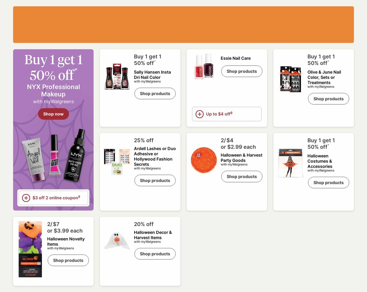 Weekly ad Walgreens 10/20/2025 - 10/29/2025