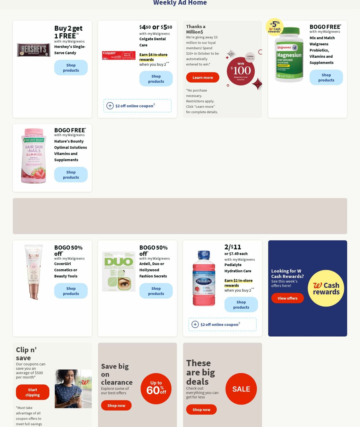 Weekly ad Walgreens 10/21/2024 - 10/30/2024