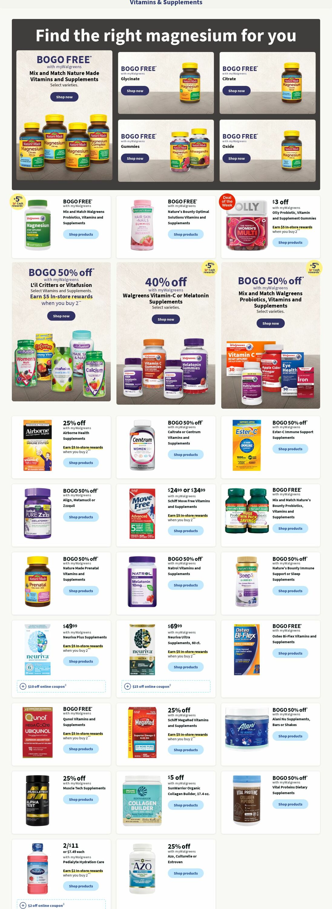 Weekly ad Walgreens 10/21/2024 - 10/30/2024