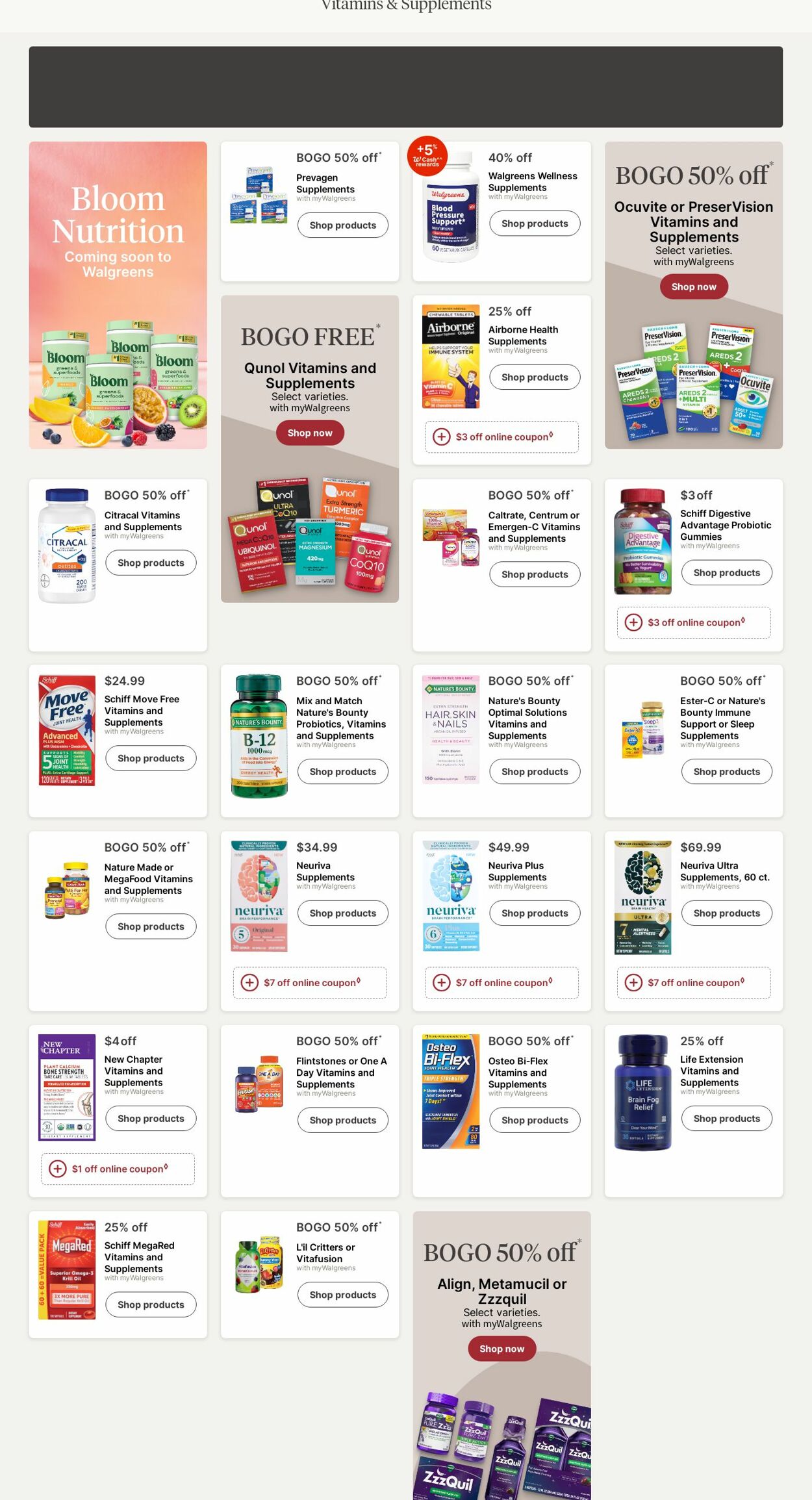 Weekly ad Walgreens 11/04/2024 - 11/13/2024