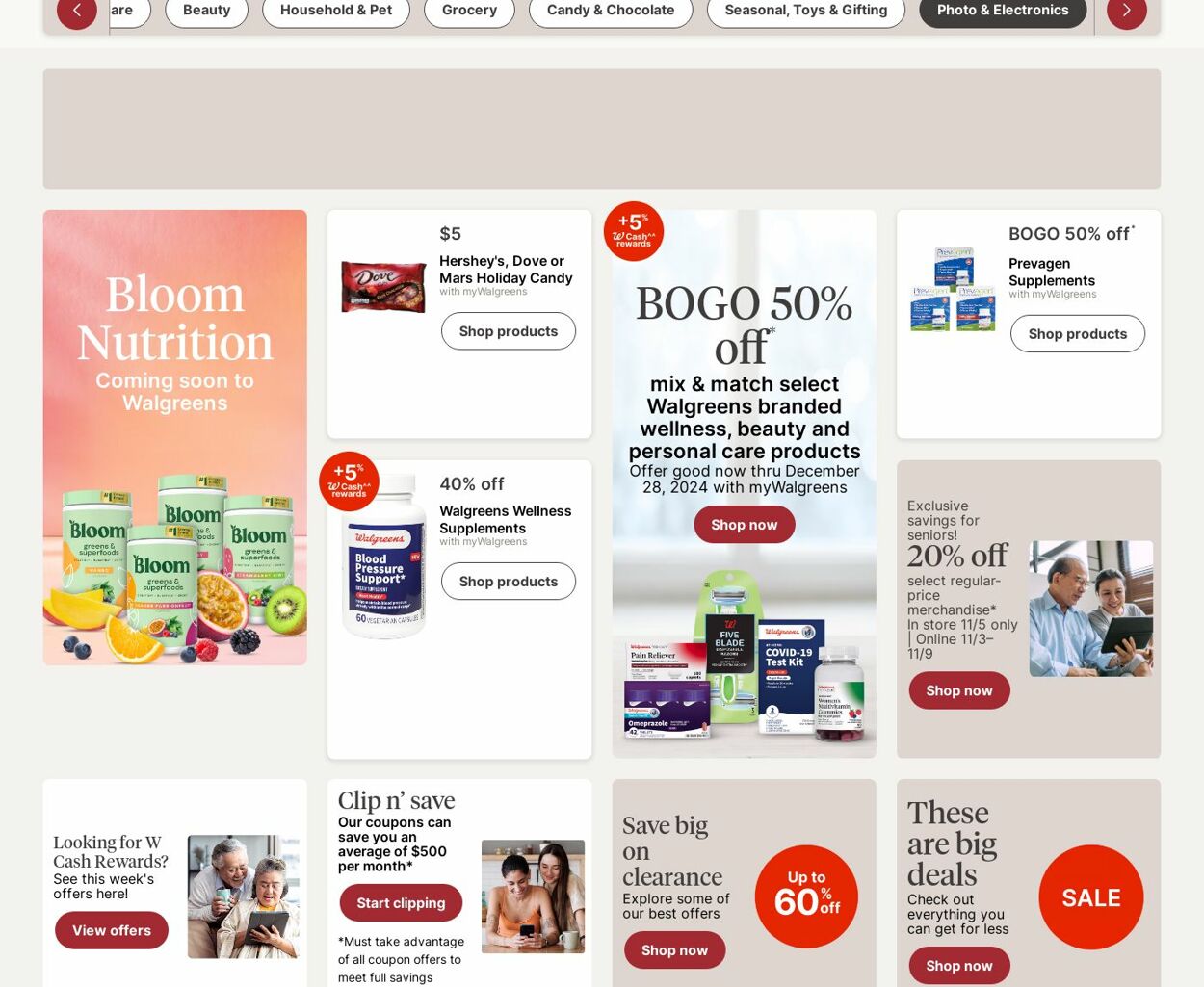 Weekly ad Walgreens 11/04/2024 - 11/13/2024