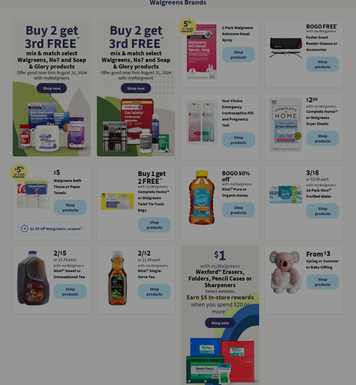 Weekly ad Walgreens 07/08/2024 - 07/17/2024