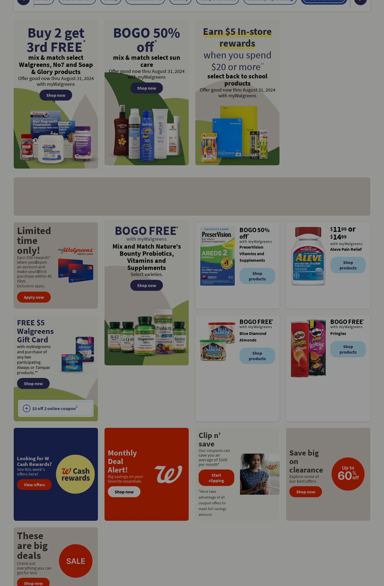 Weekly ad Walgreens 07/08/2024 - 07/17/2024