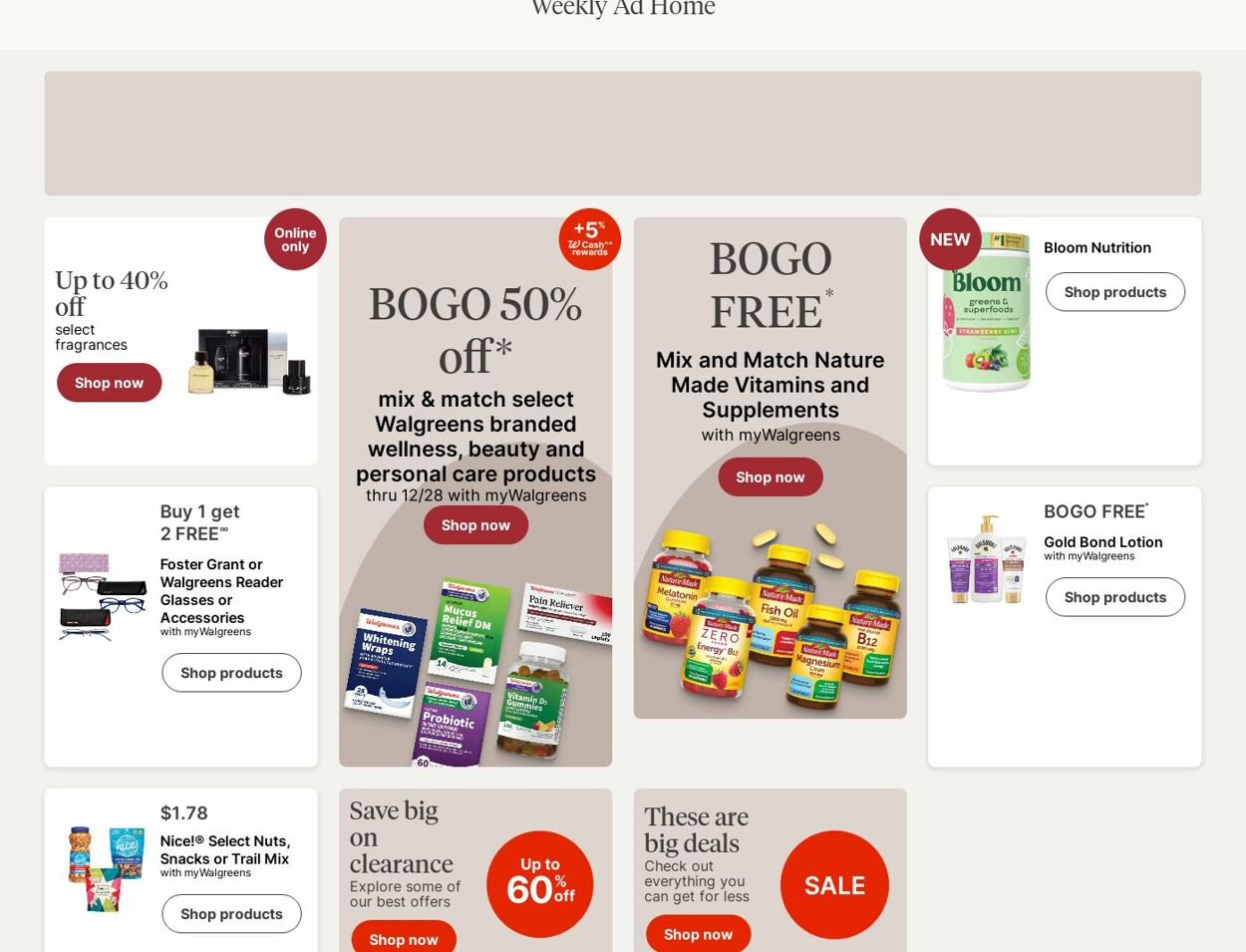 Weekly ad Walgreens 12/16/2024 - 12/25/2024