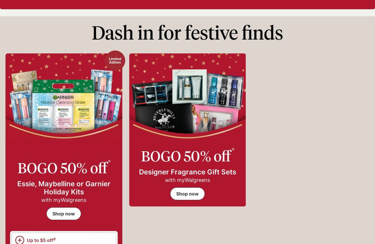 Weekly ad Walgreens 12/16/2024 - 12/25/2024