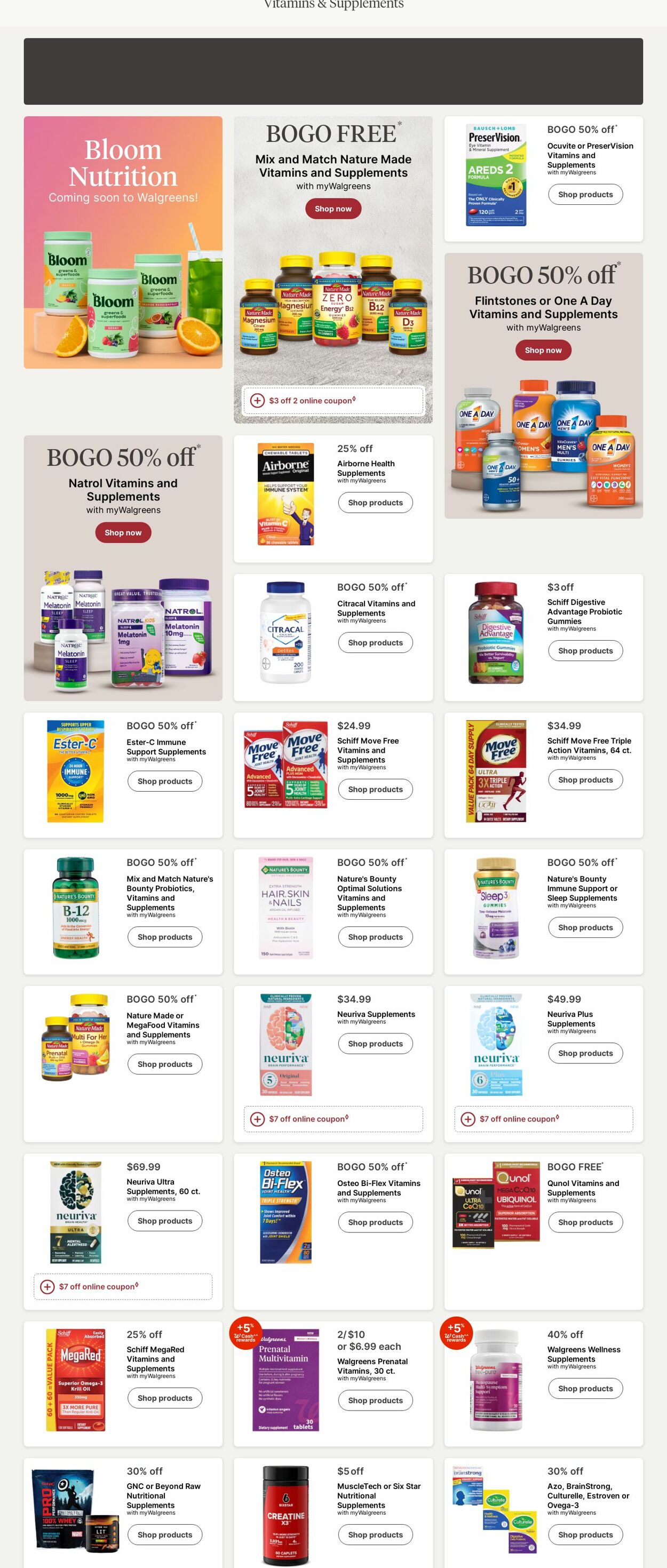 Weekly ad Walgreens 11/11/2024 - 11/20/2024