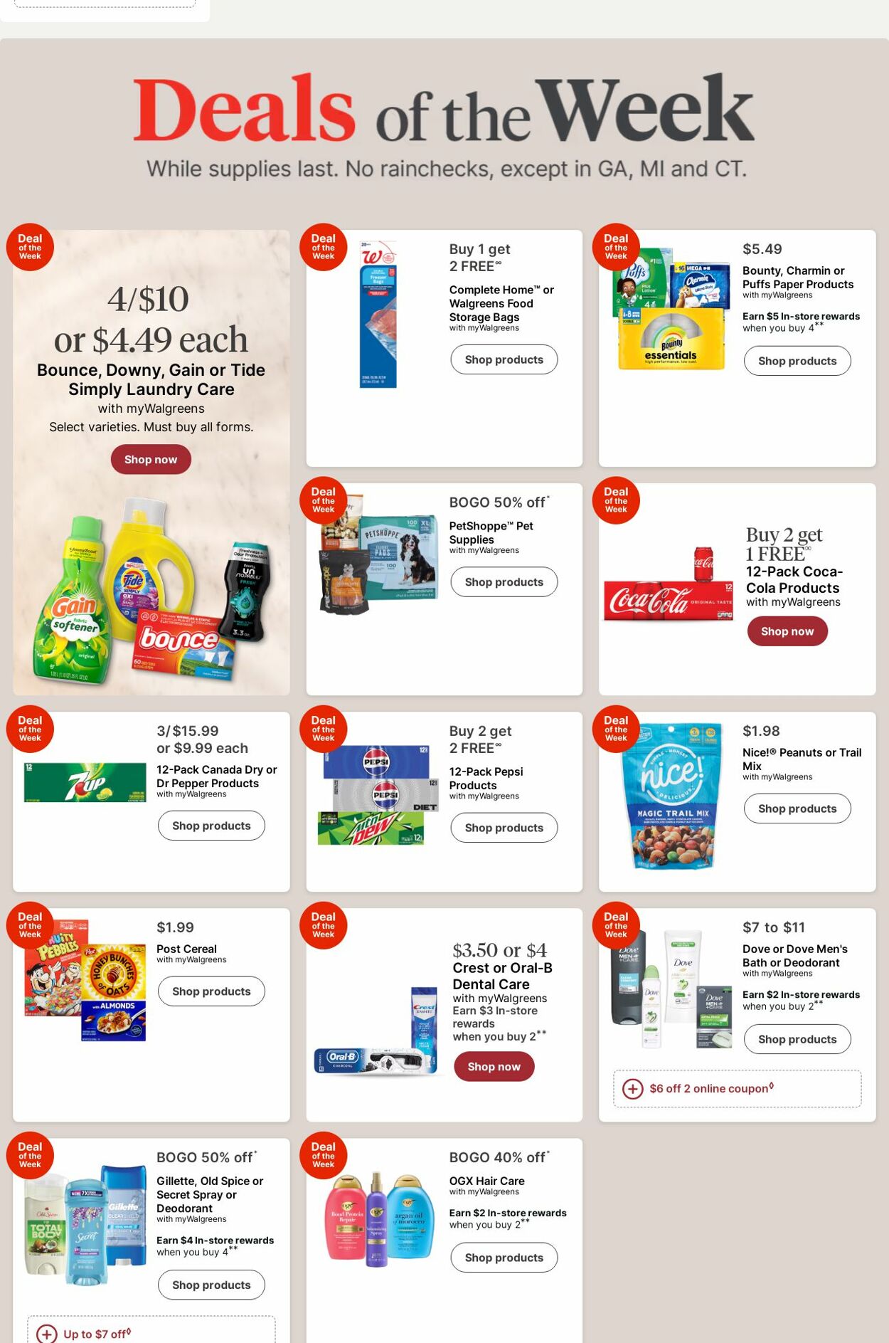 Weekly ad Walgreens 01/20/2025 - 01/29/2025